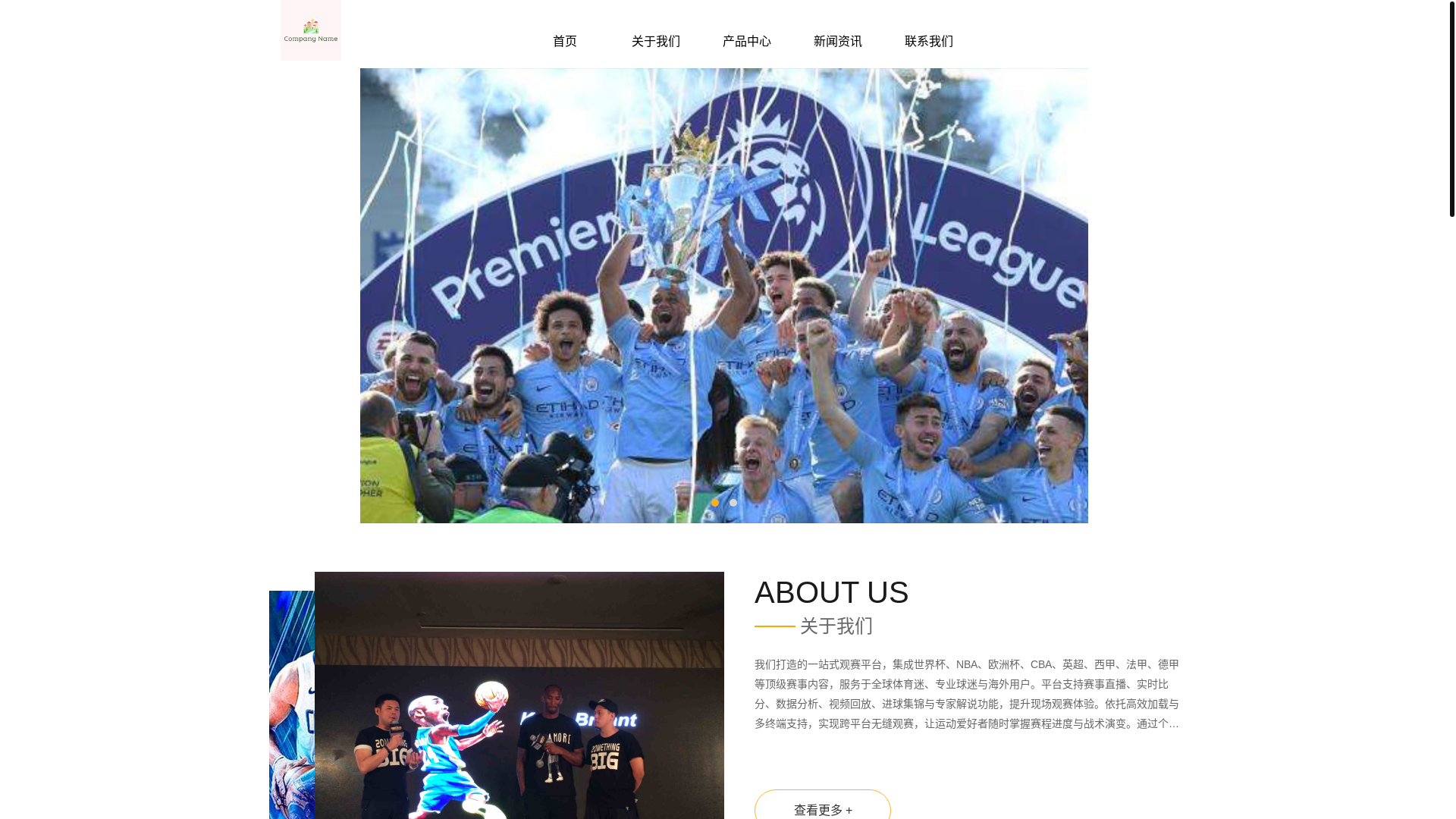 website screenshot of https://date-lanjingtiyu.com/