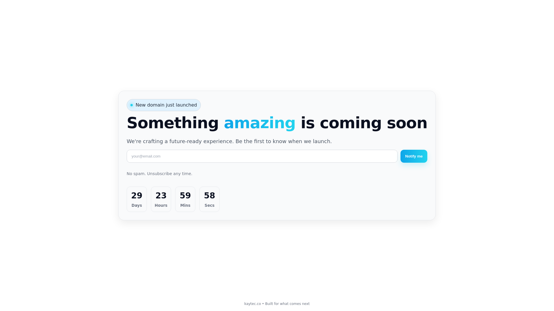 website screenshot of https://kaytec.pages.dev/