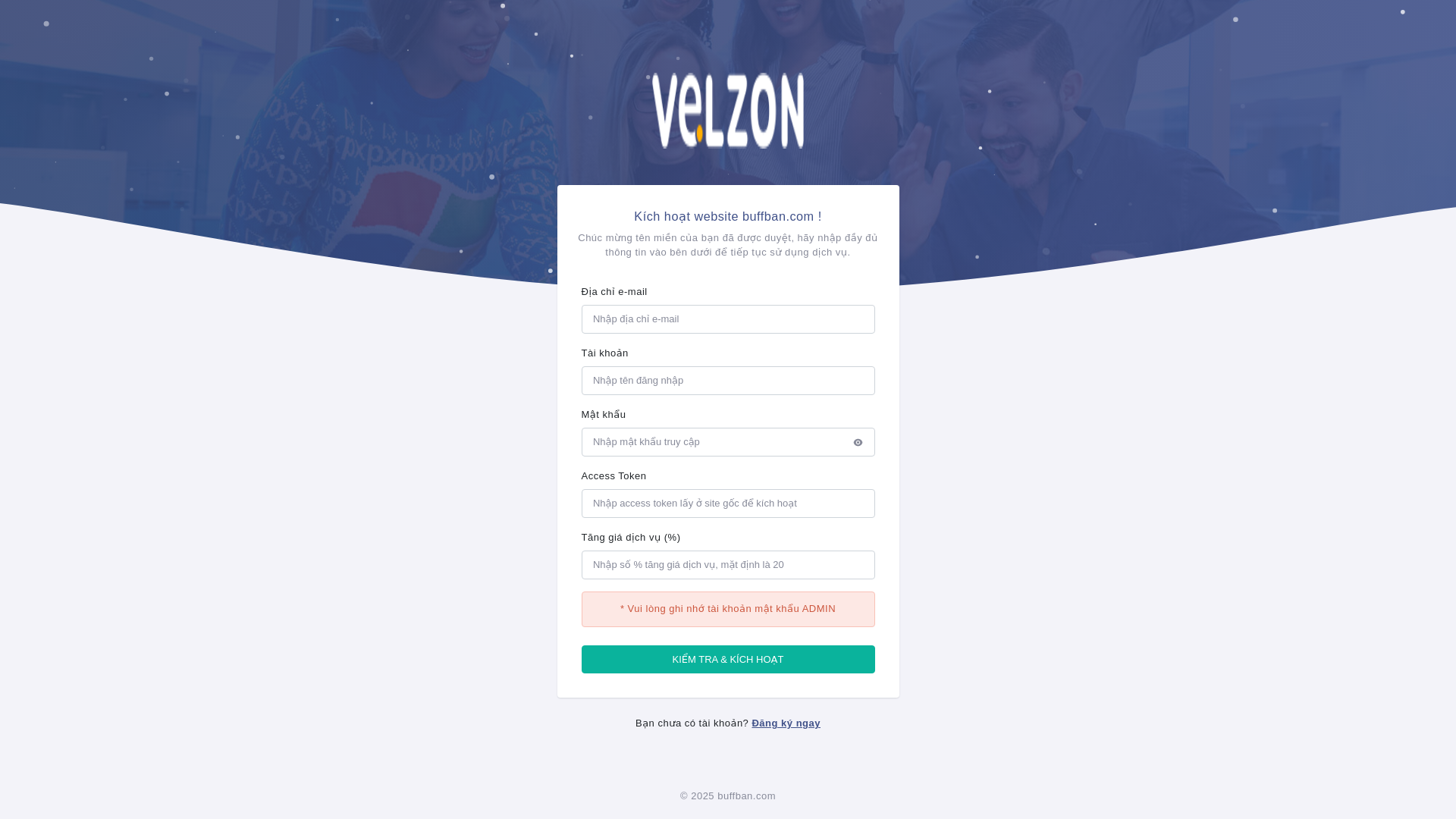 website screenshot of https://buffban.com/