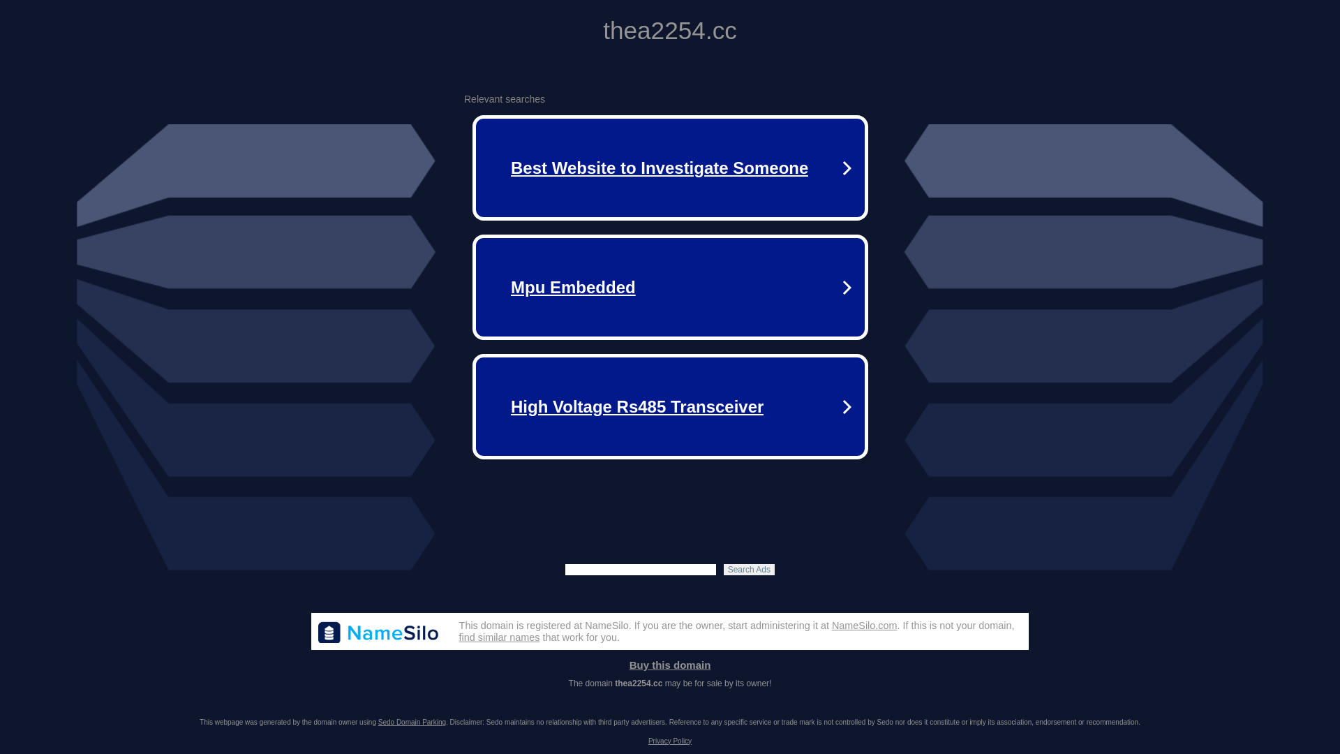 website screenshot of https://thea2254.cc/