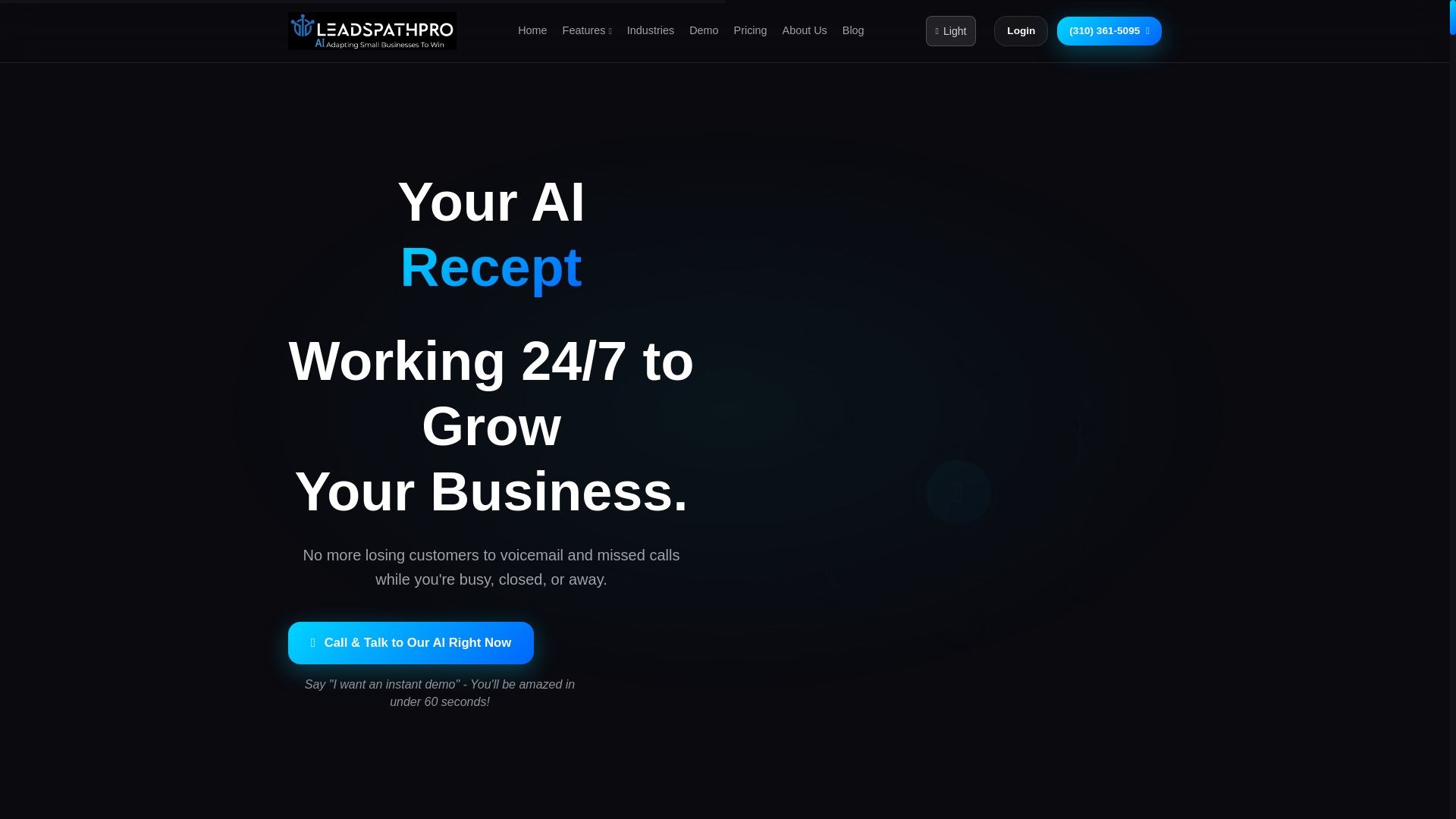website screenshot of https://leadspathpro-ai.pages.dev/