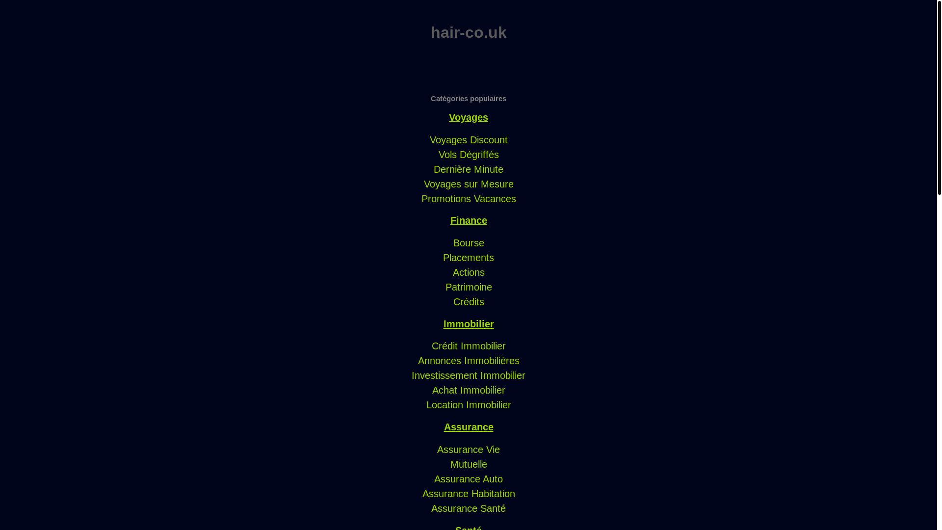 website screenshot of https://hair-co.uk/