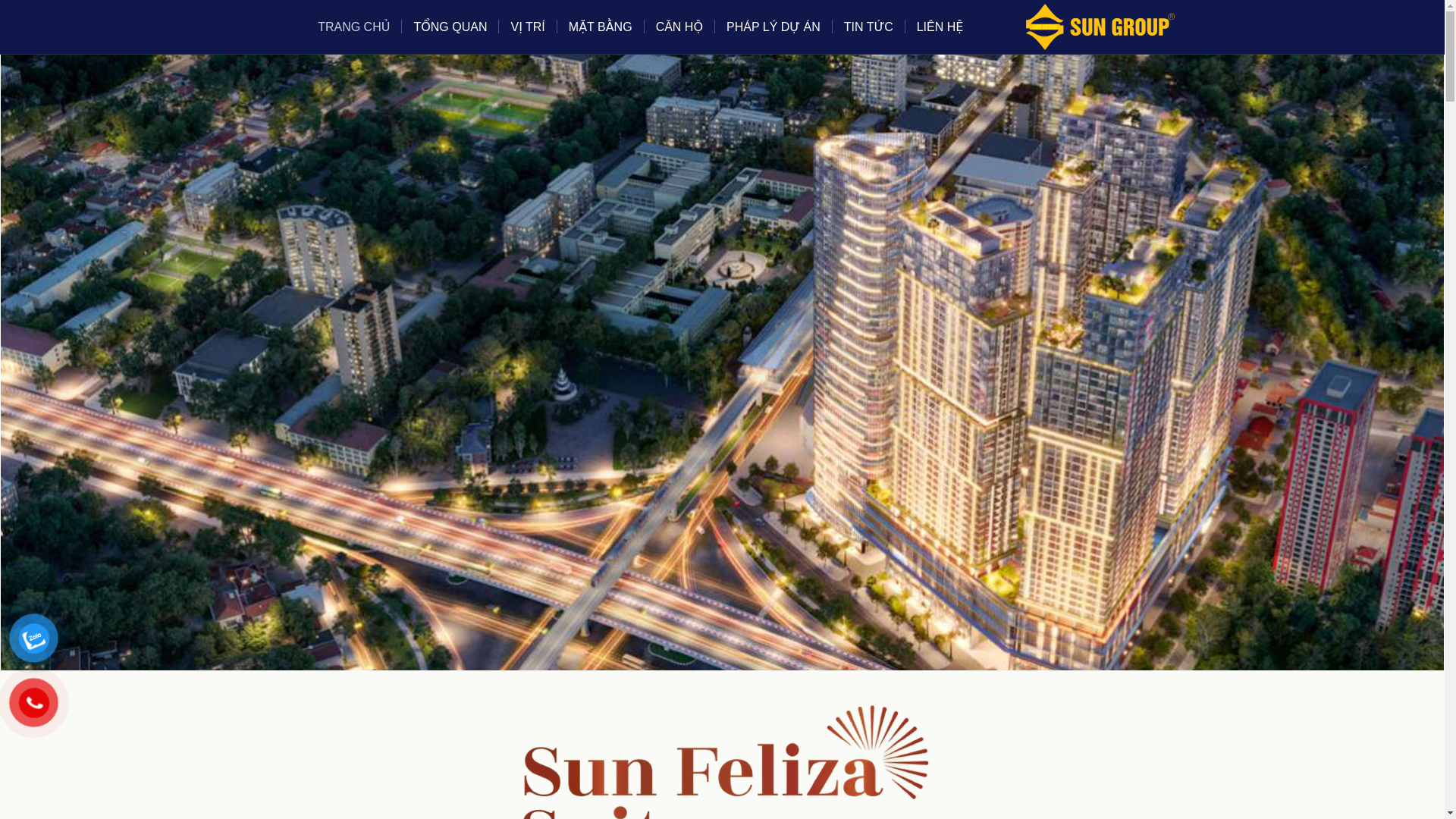 website screenshot of https://sunfelizahanoi.com.vn/