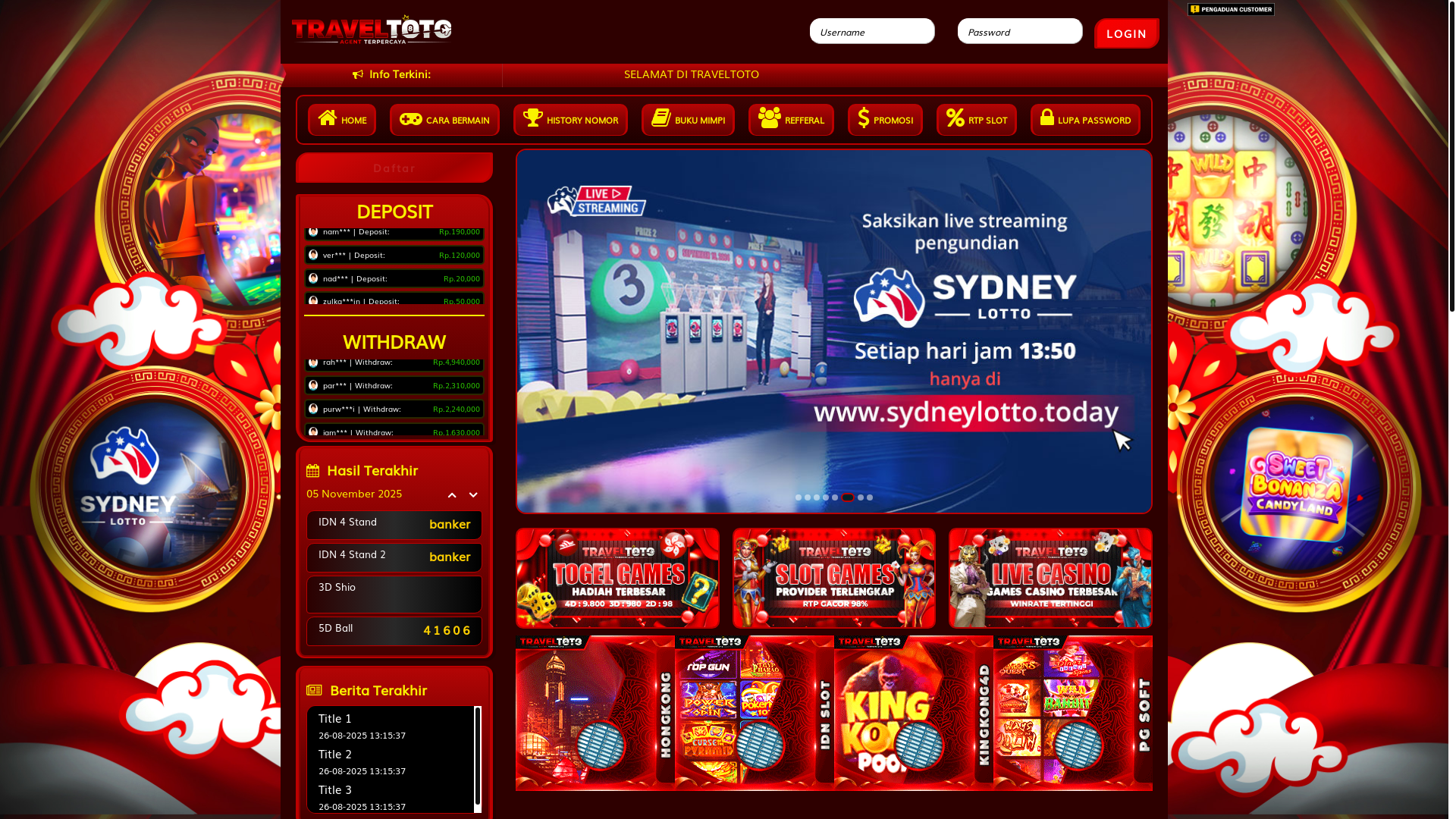 website screenshot of https://traveltoto-super.space/