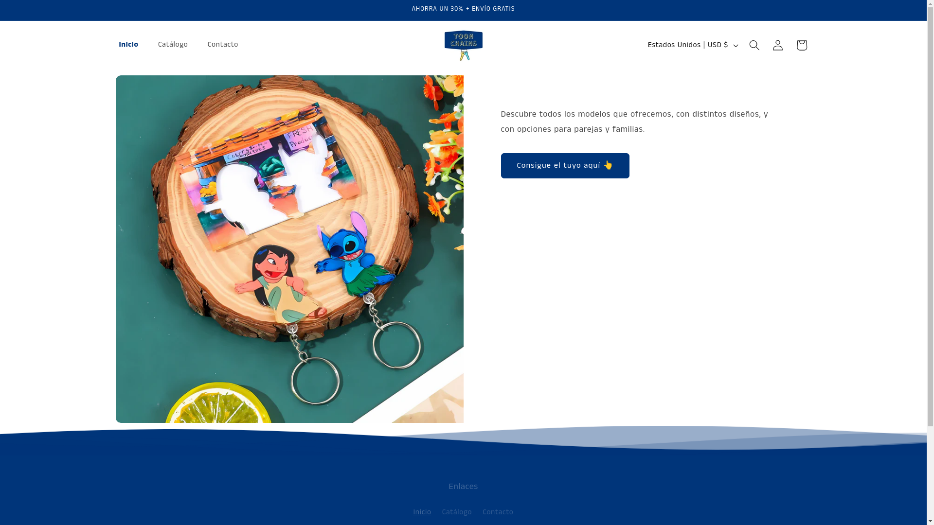 website screenshot of https://toonchains.store/