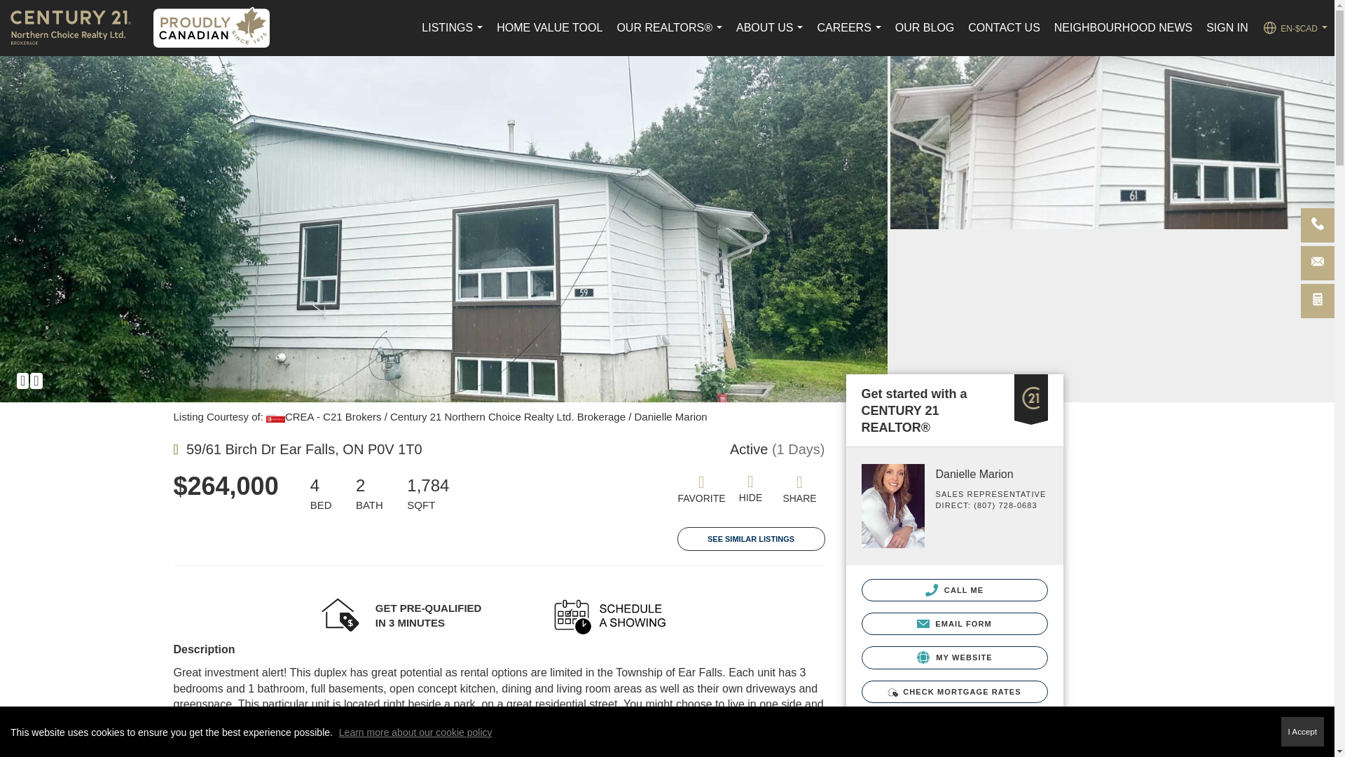 website screenshot of https://5961birchdrive.com/