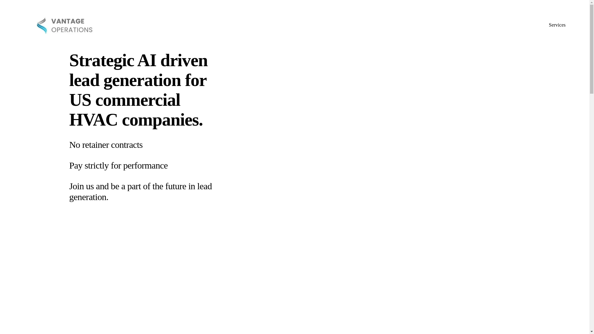 website screenshot of https://hubvantageoperations.com/