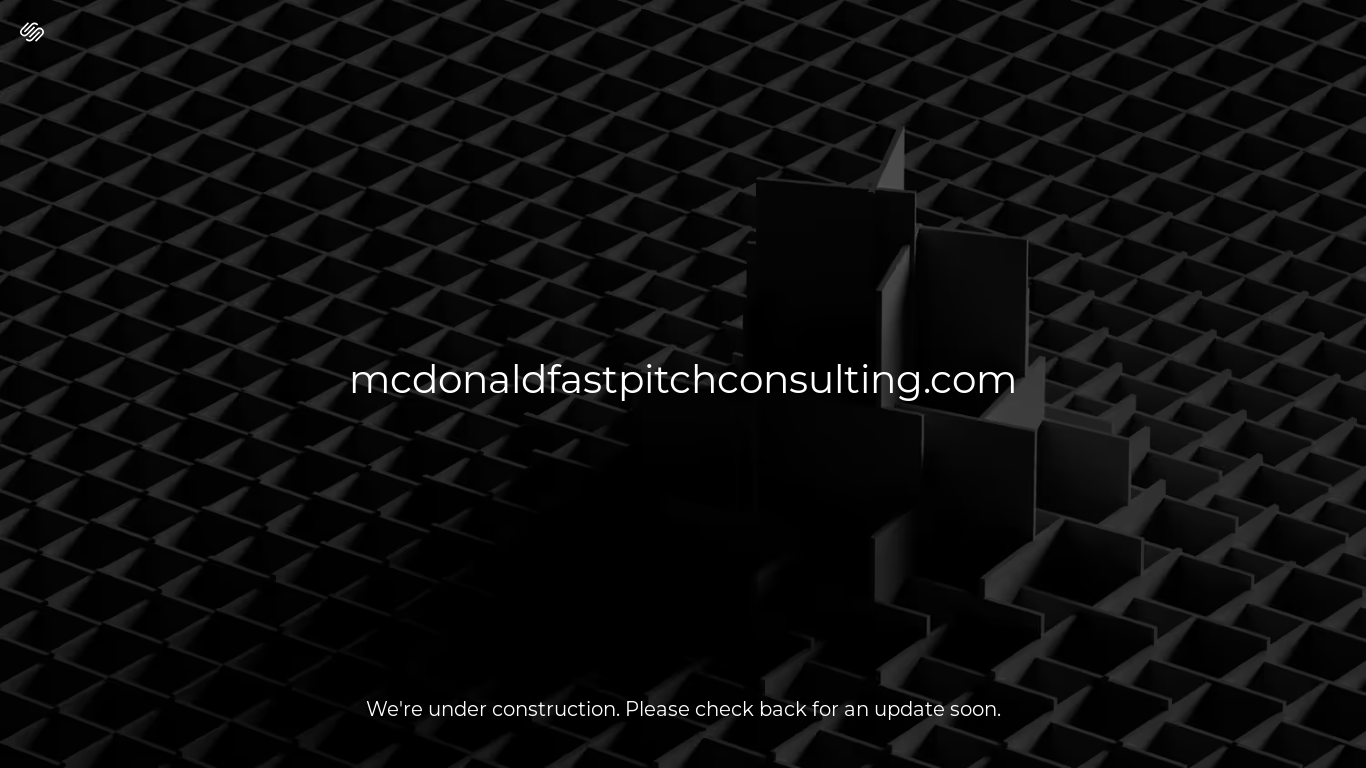 website screenshot of https://mcdonaldfastpitchconsulting.com/