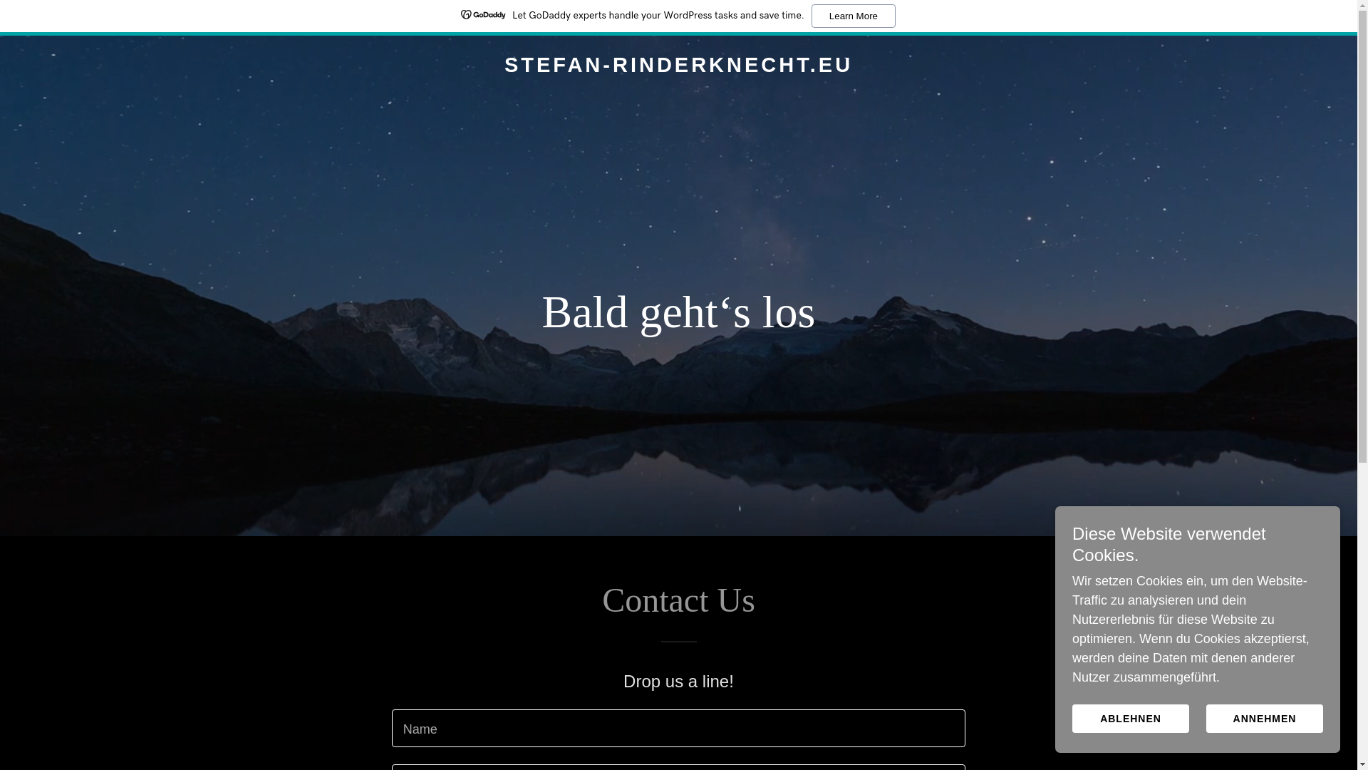 website screenshot of https://stefan-rinderknecht.eu/