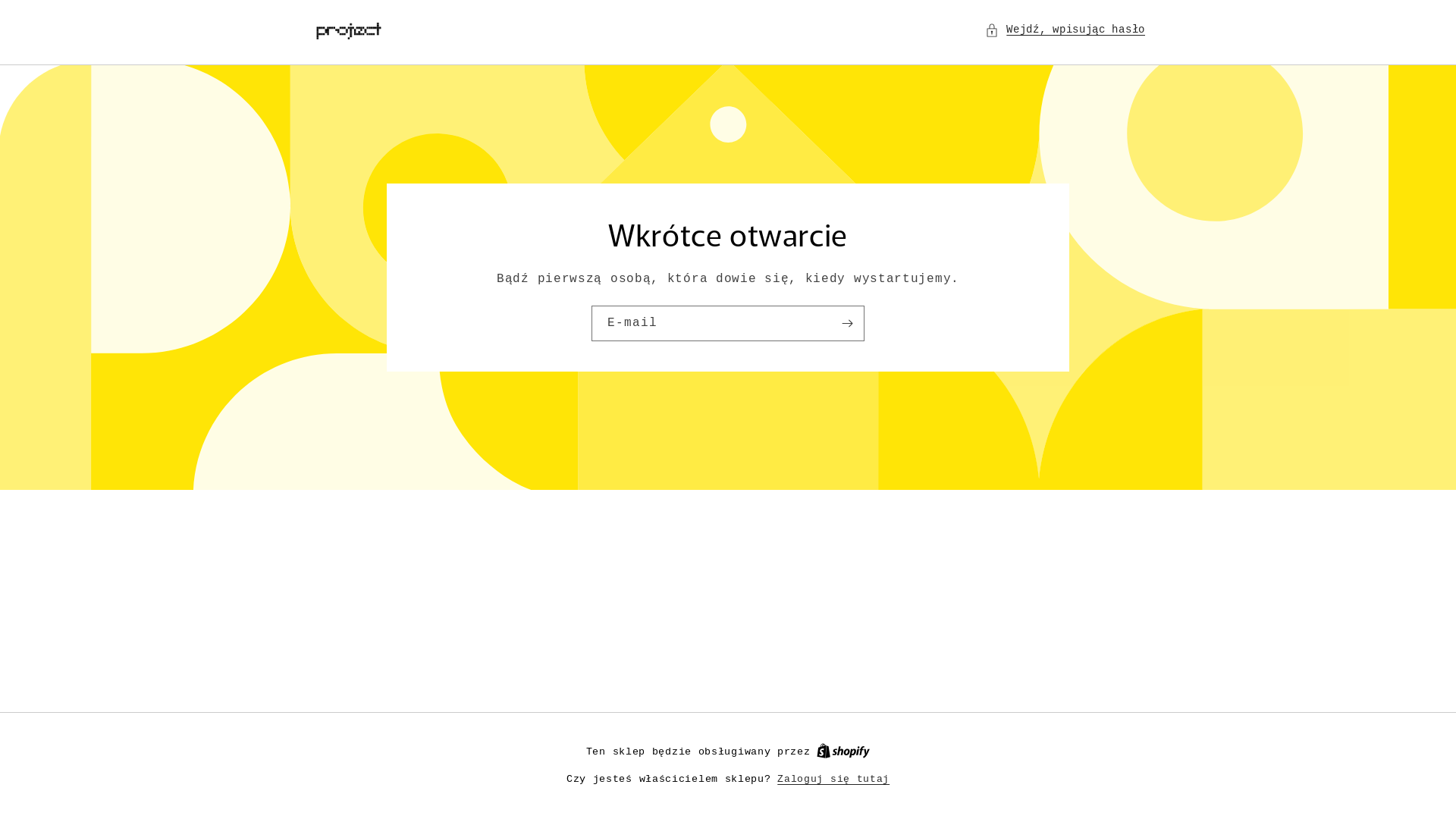 website screenshot of https://project97.pl/