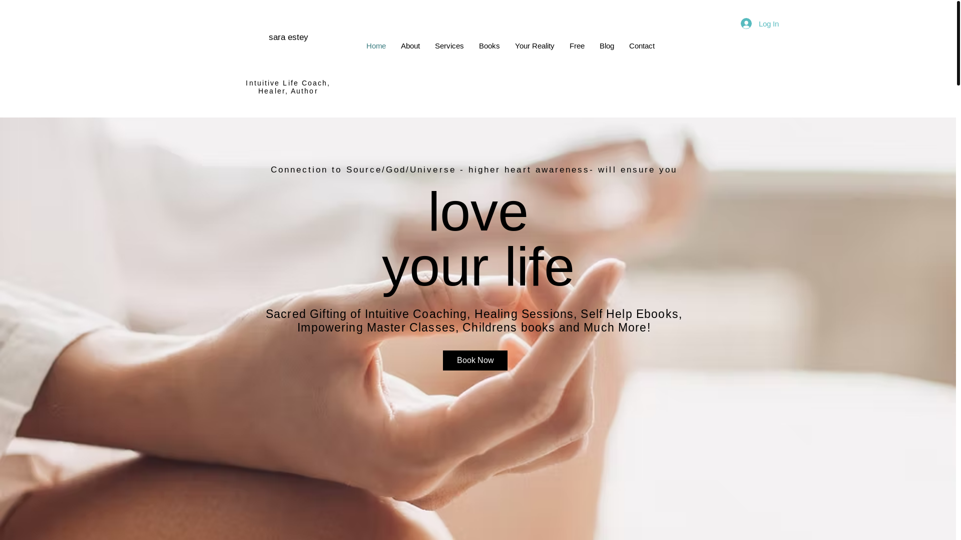 website screenshot of https://saraestey.com/