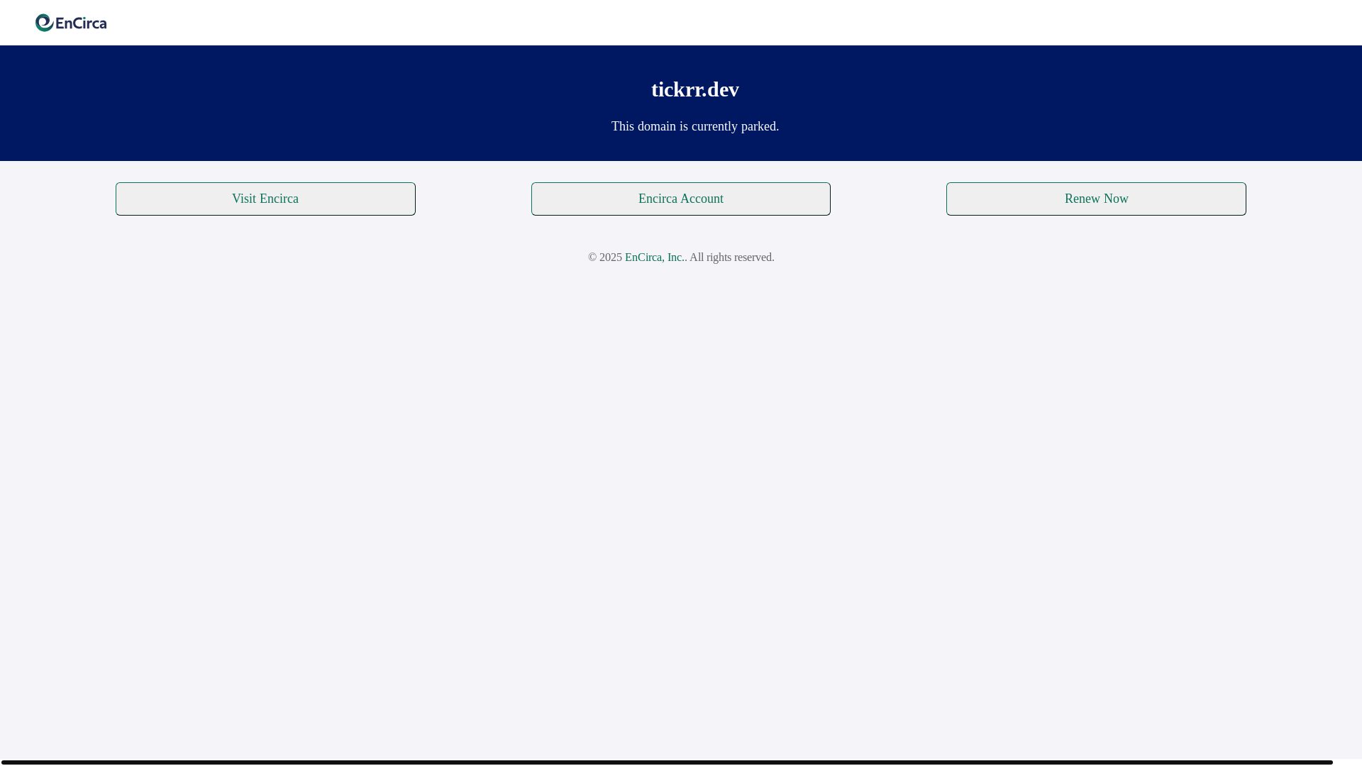 website screenshot of https://tickrr.dev/