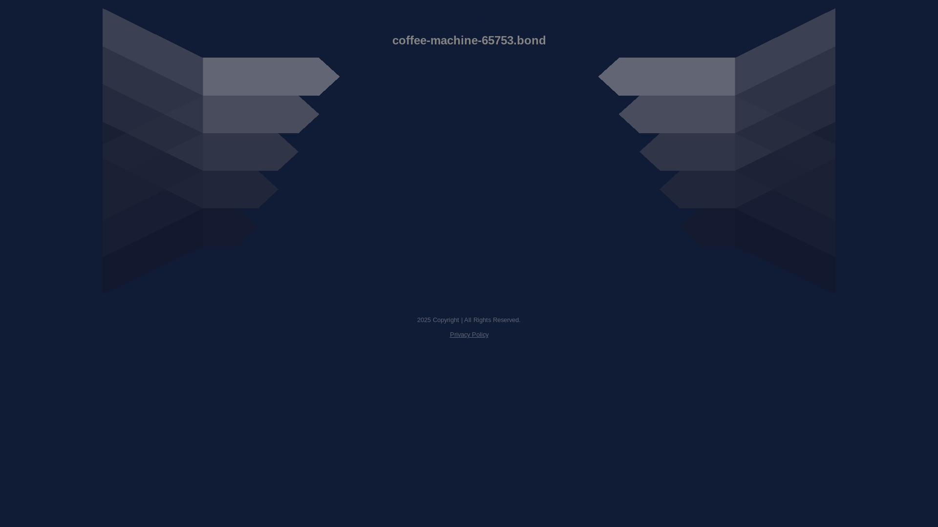 website screenshot of https://coffee-machine-65753.bond/