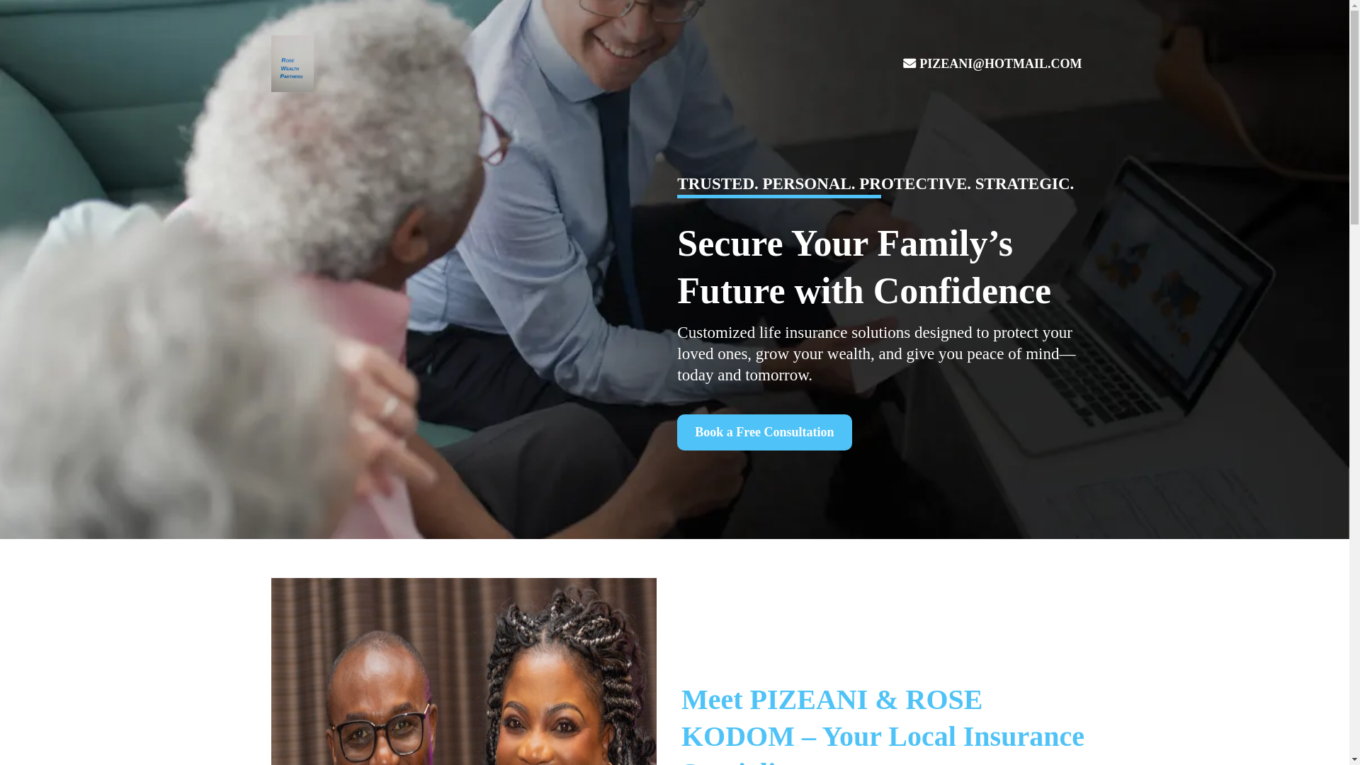 website screenshot of https://rosewealthfinancial.com/