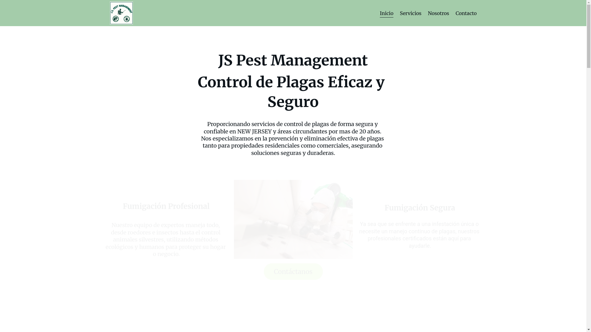 website screenshot of https://jspestmanagementservices.com/