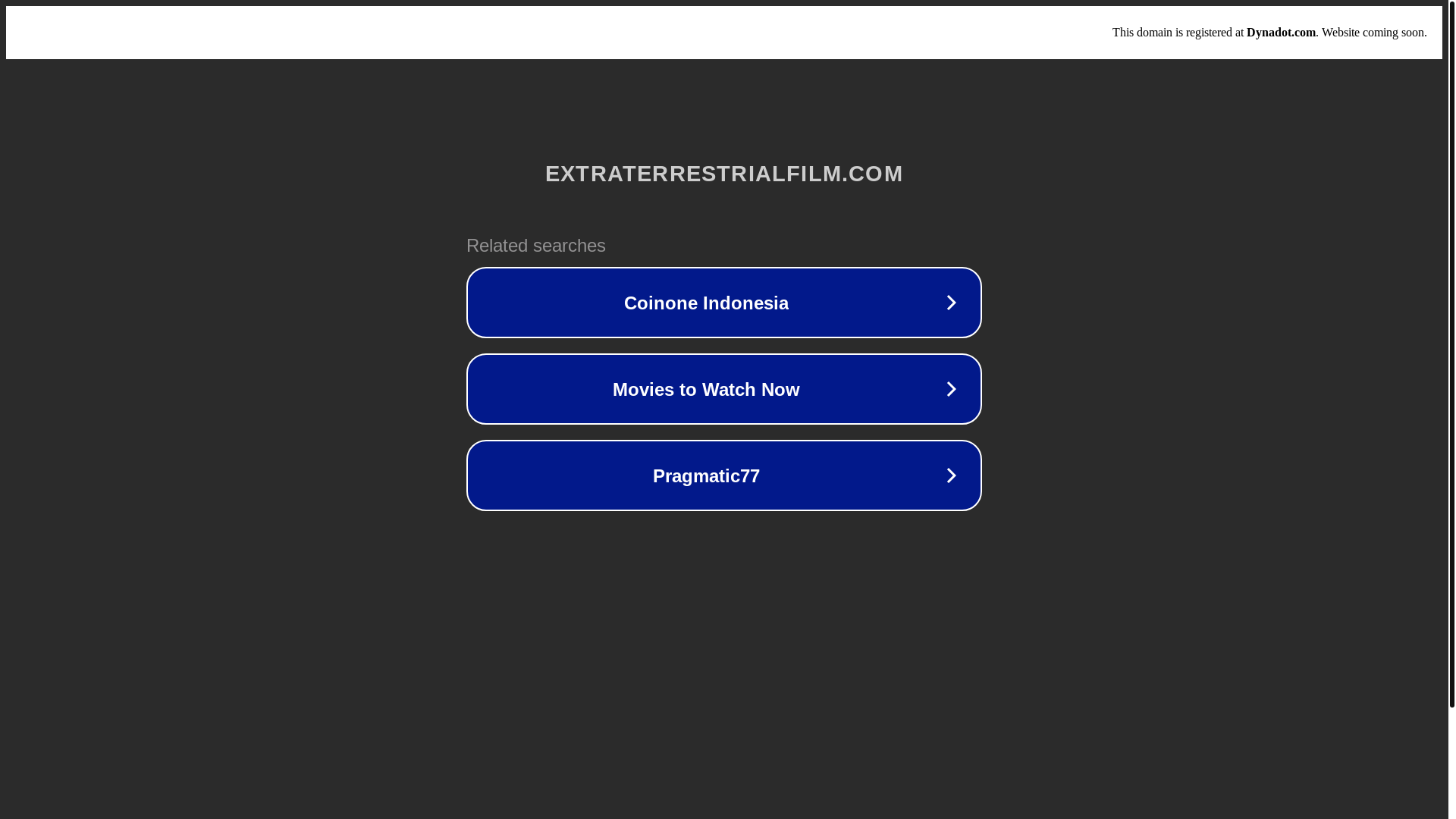 website screenshot of https://extraterrestrialfilm.com/
