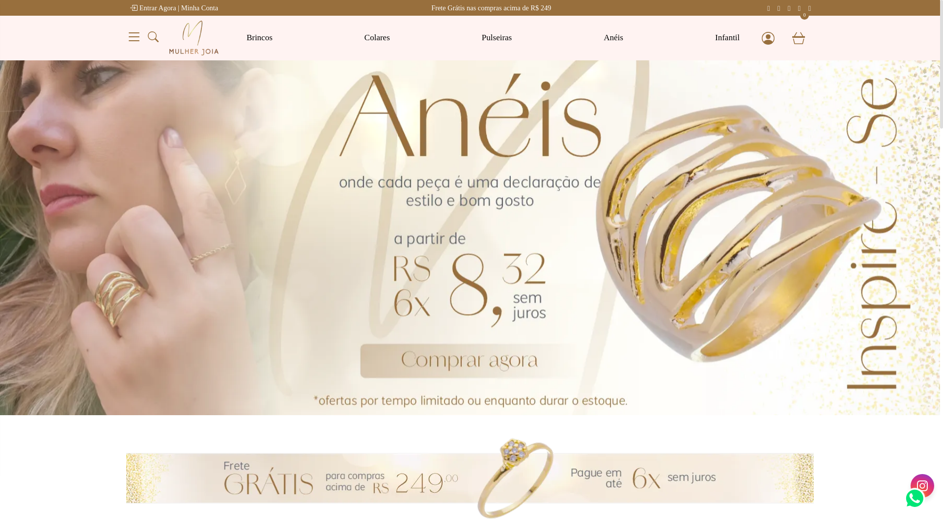 website screenshot of https://artecocojoia.com.br/