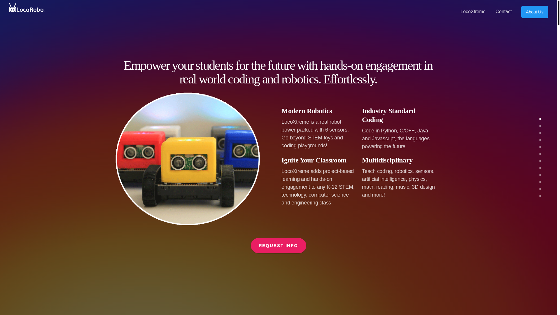 website screenshot of https://explorelocoxtreme.com/
