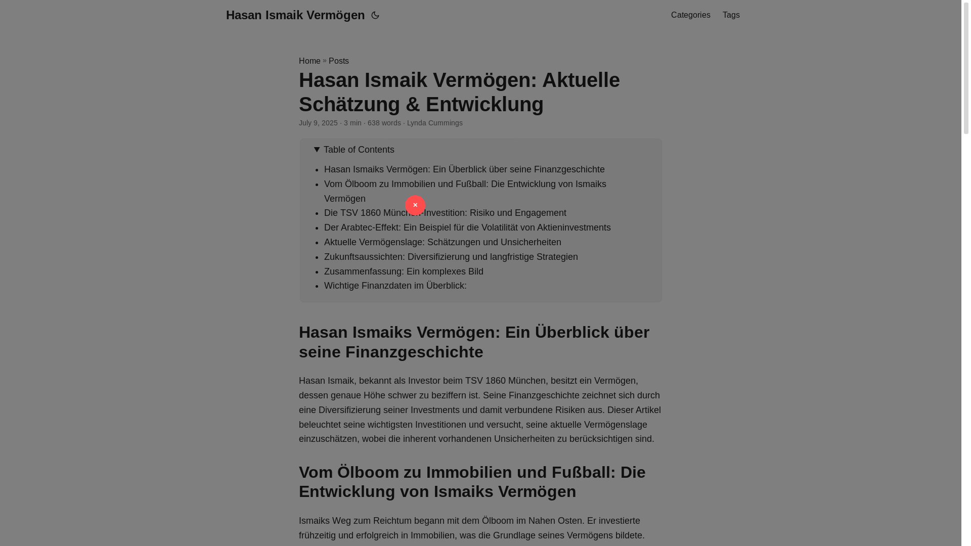 website screenshot of https://hasan-ismaik-vermogen.pages.dev/