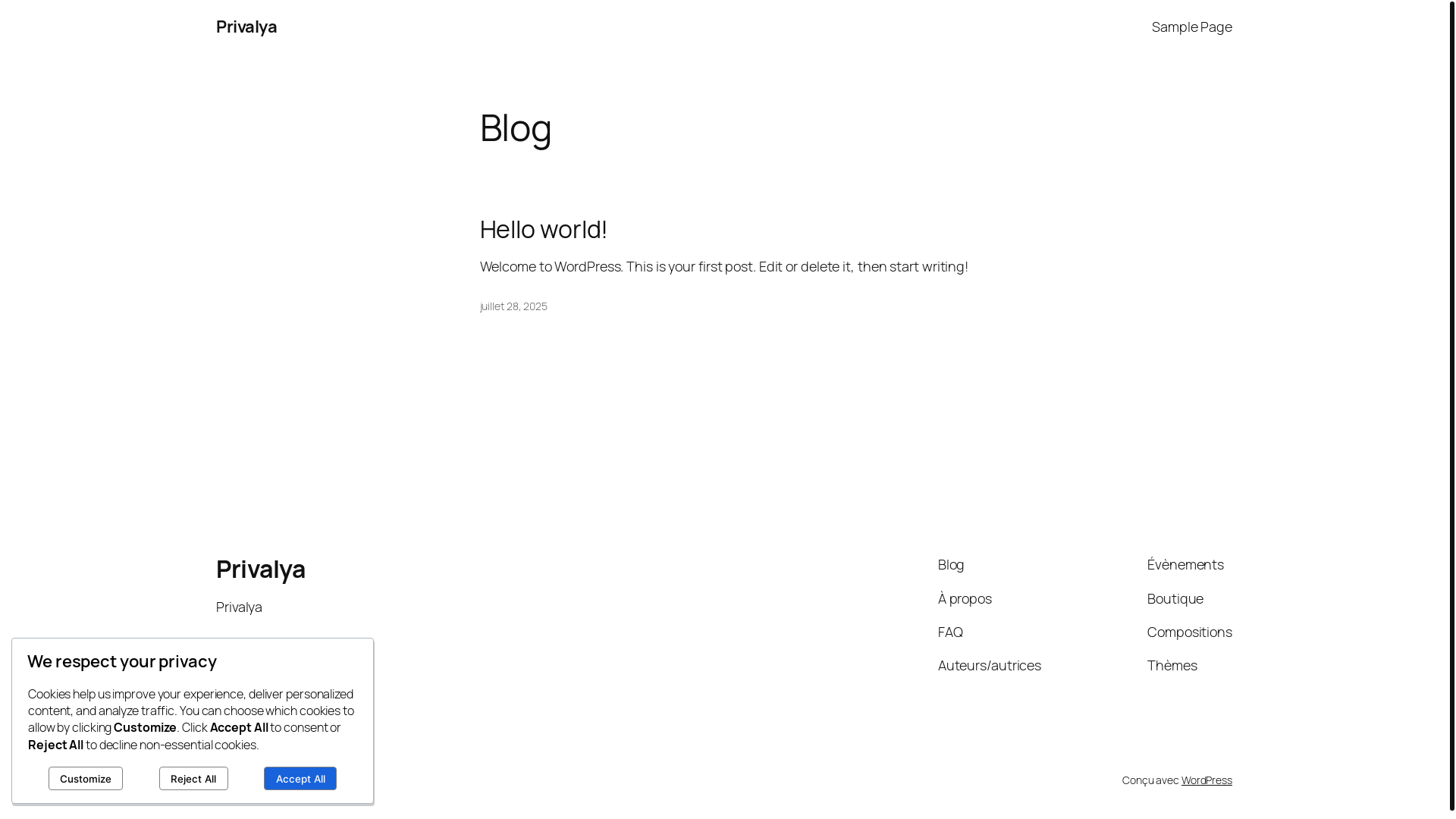 website screenshot of https://privalya.com/