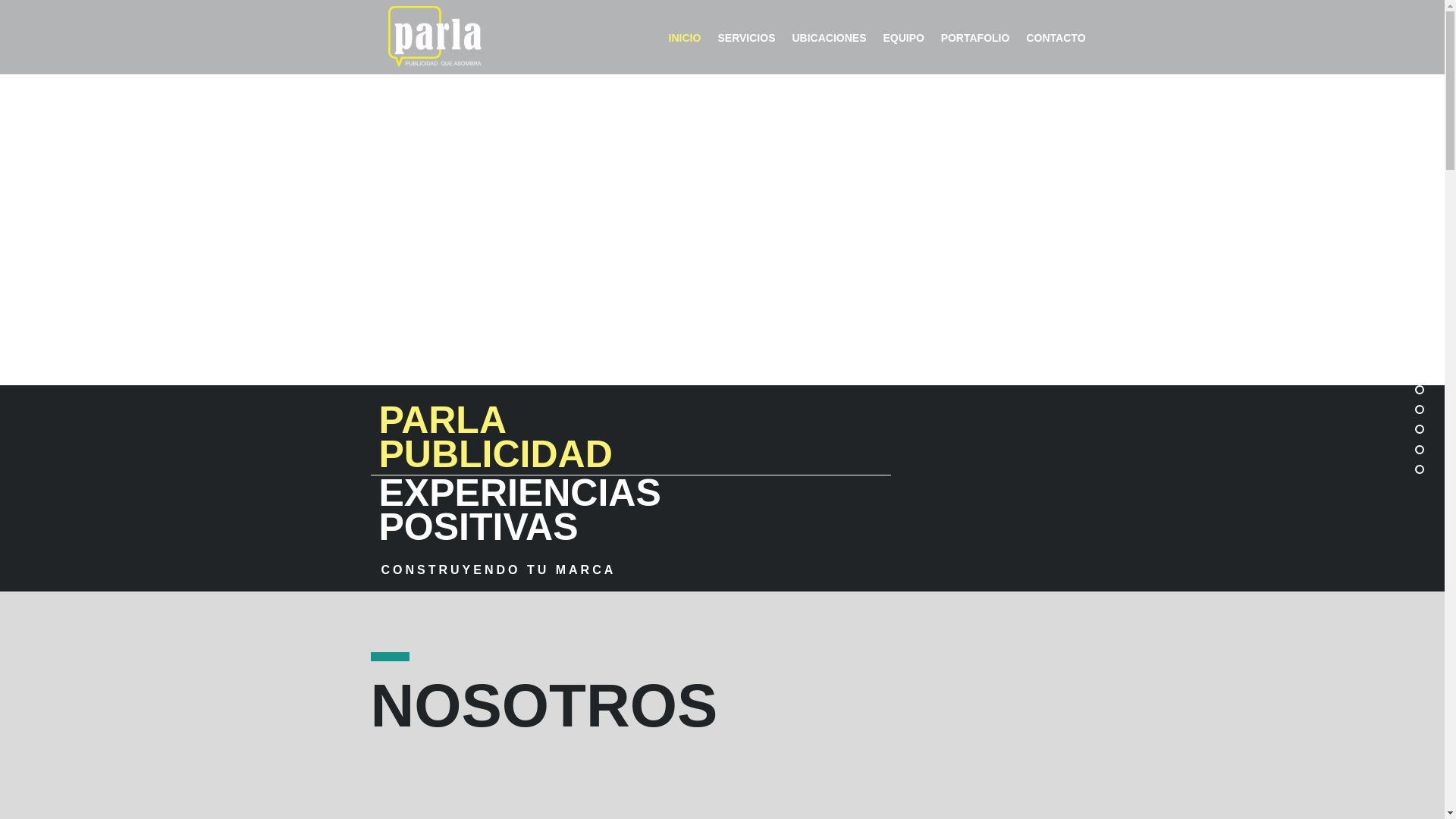 website screenshot of https://publicidad-parla.com/