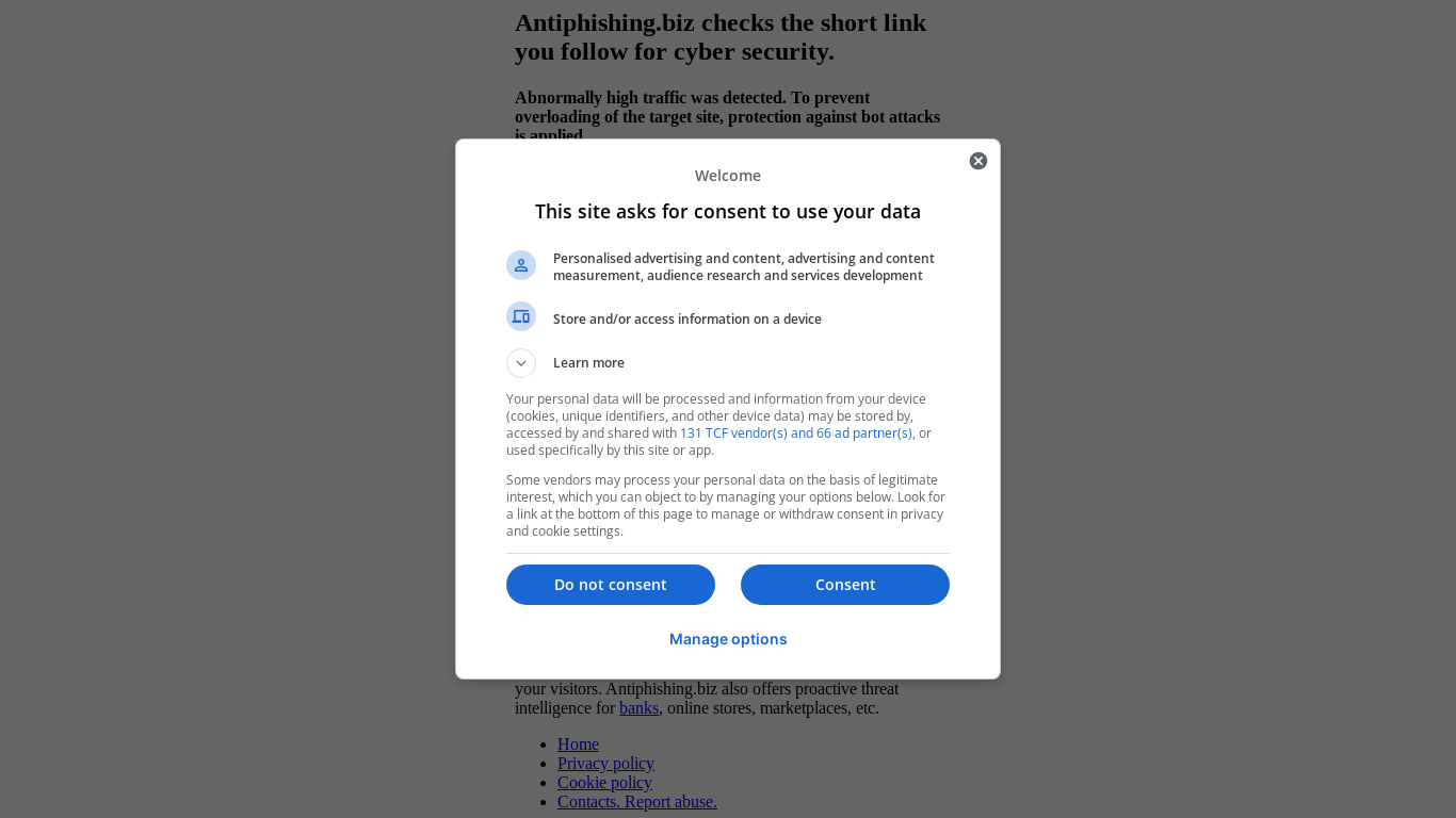 website screenshot of http://shortlink.uk/WpHT