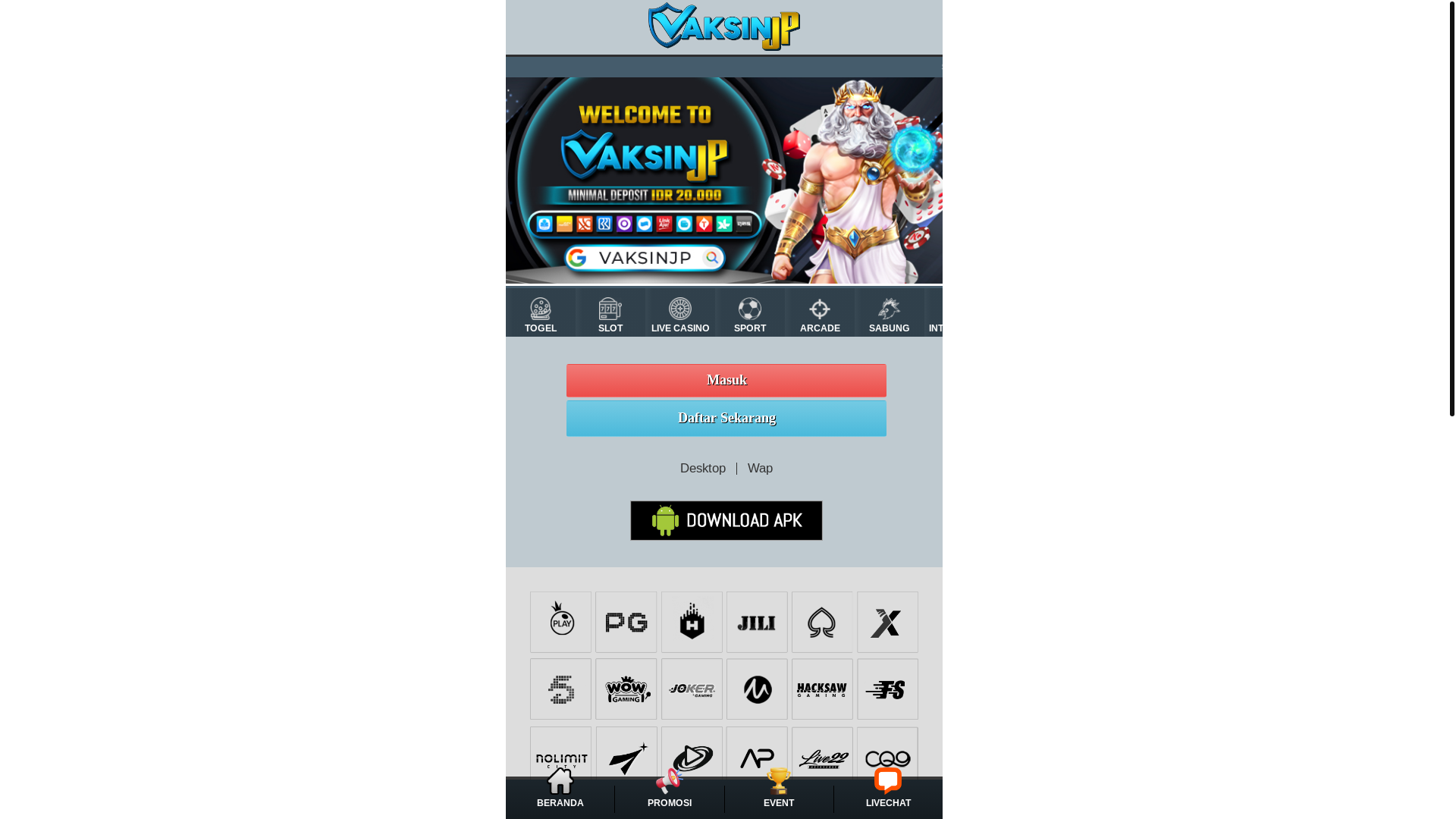 website screenshot of https://ampvaksinjpgo.shop/