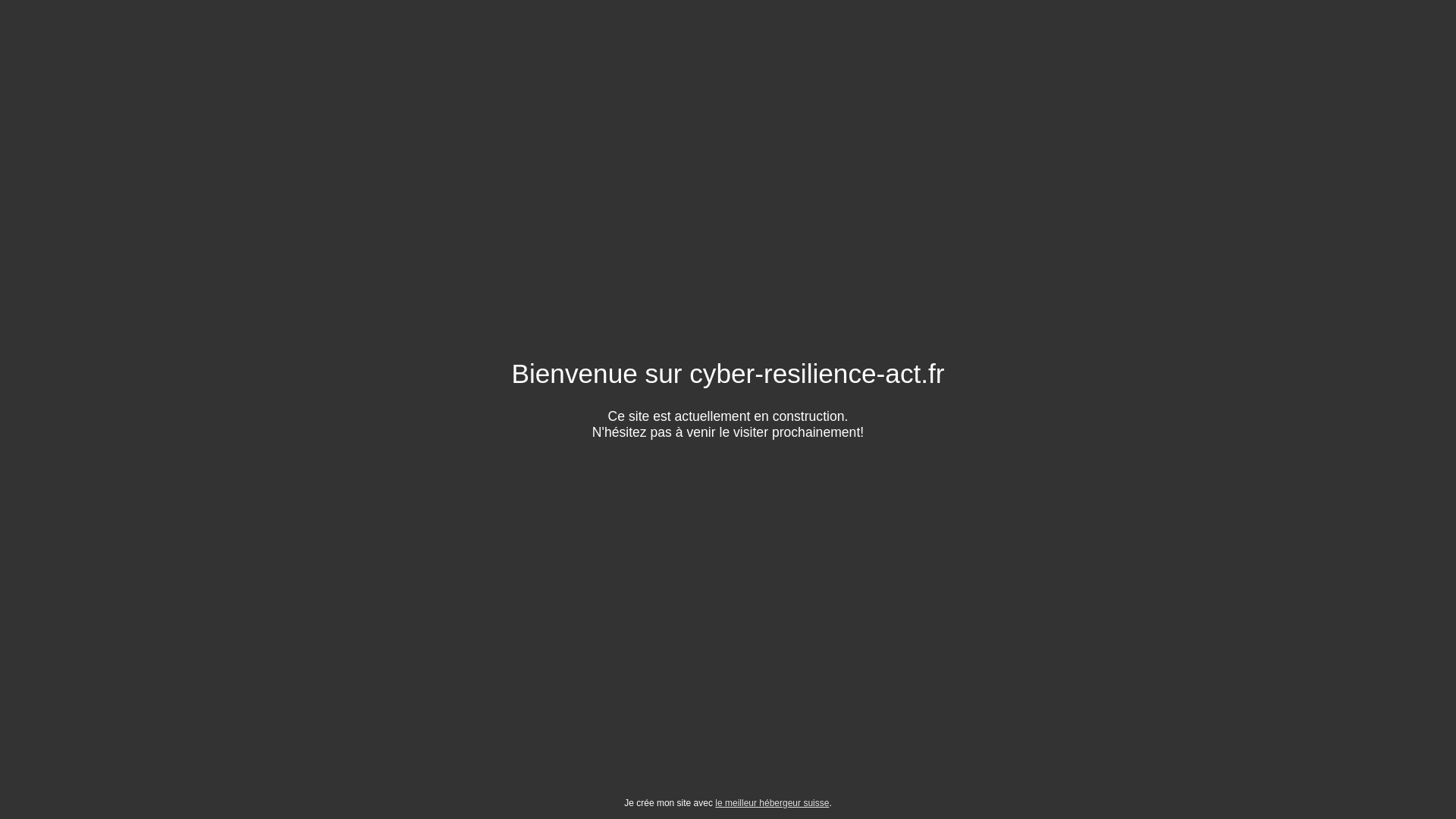 website screenshot of https://cyberresilienceact.fr/
