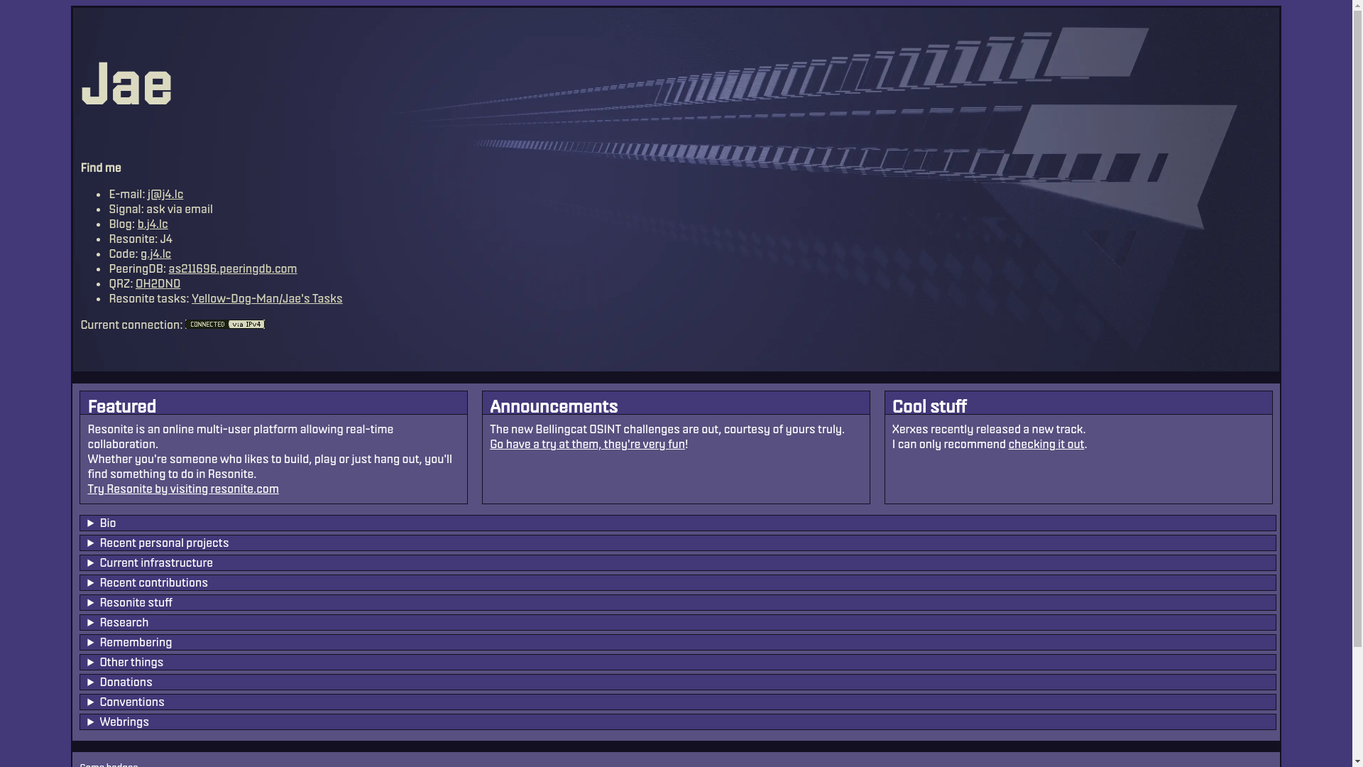 website screenshot of https://j4.lc/