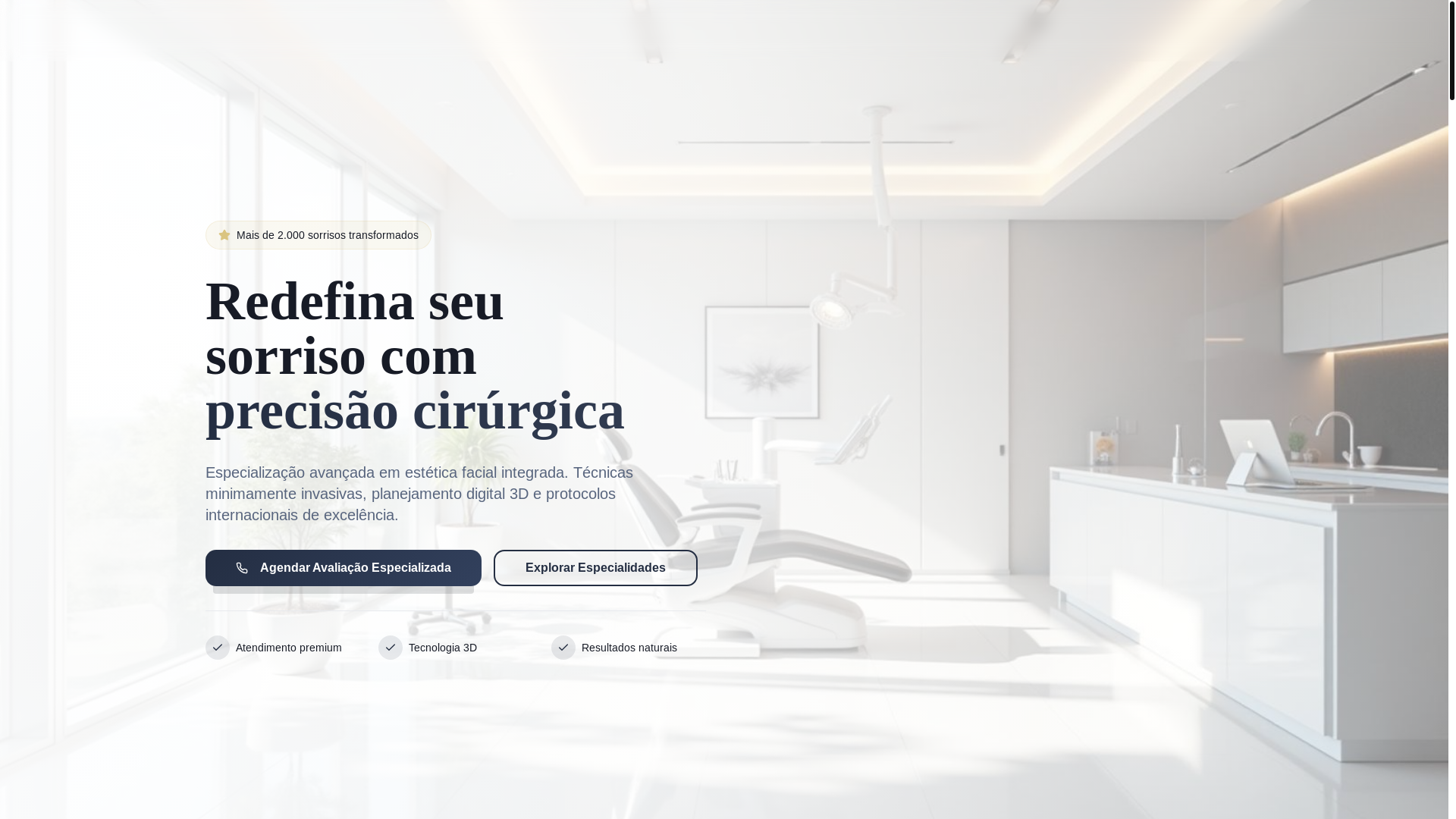 website screenshot of https://clinicaodontologica.pages.dev/