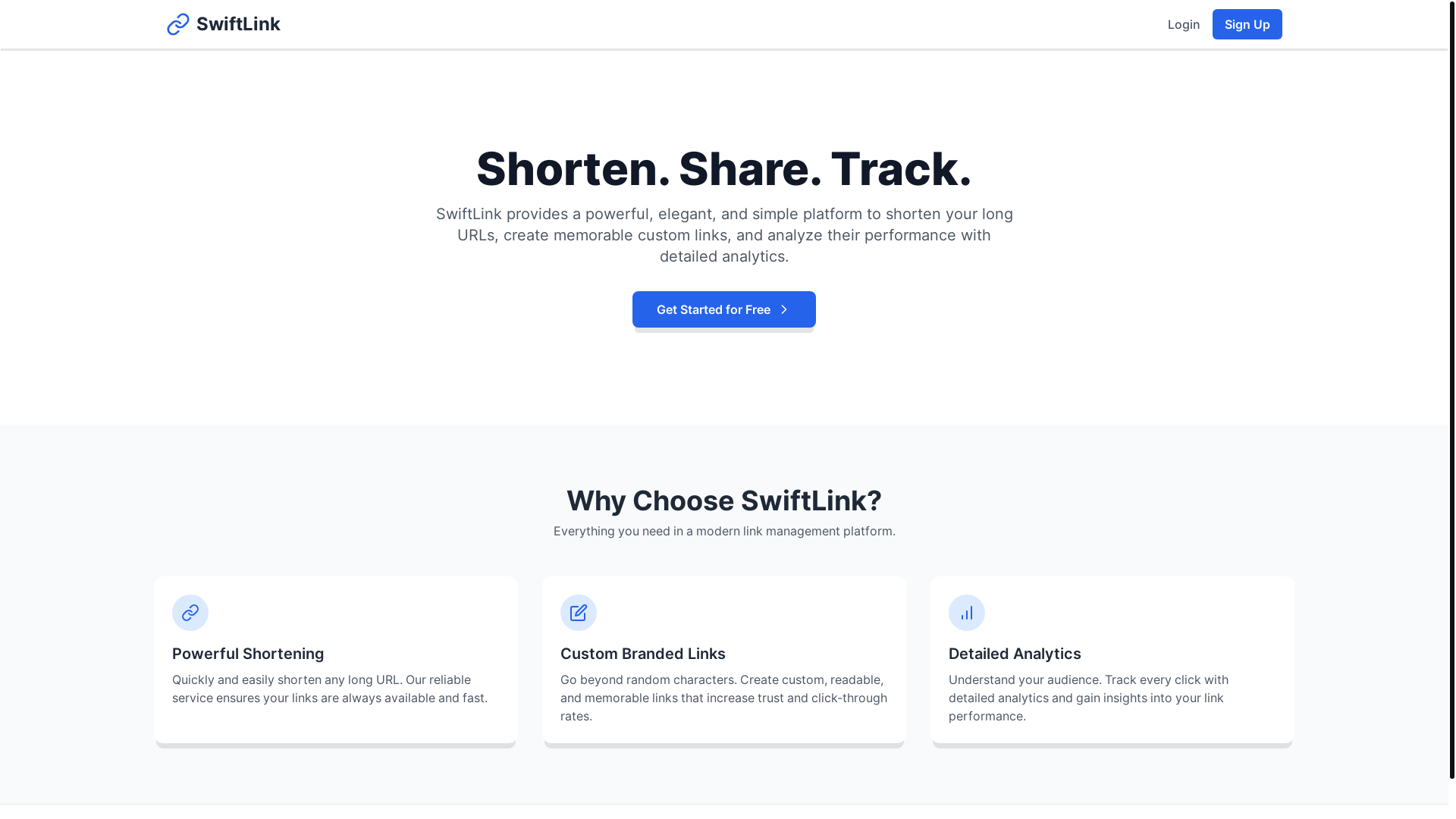 website screenshot of https://shortlink-a5a.pages.dev/