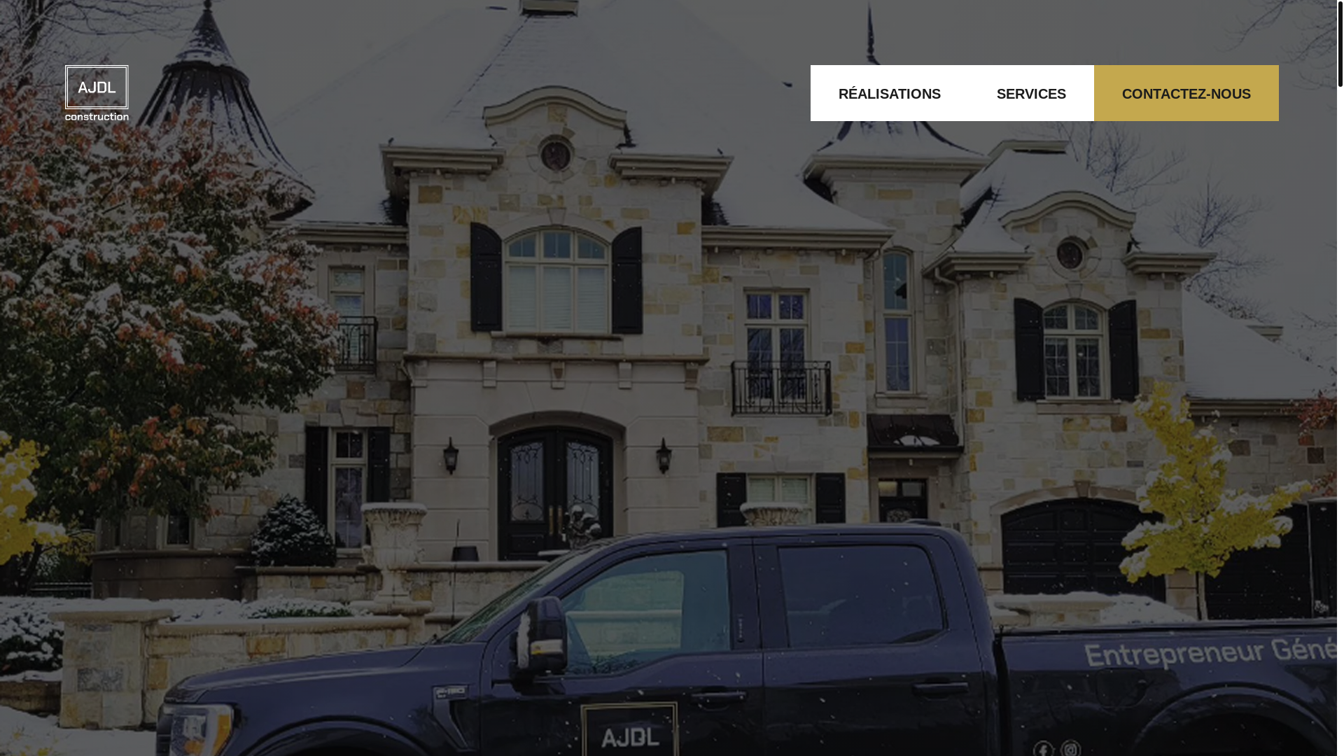 website screenshot of https://ajdl-construction.pages.dev/