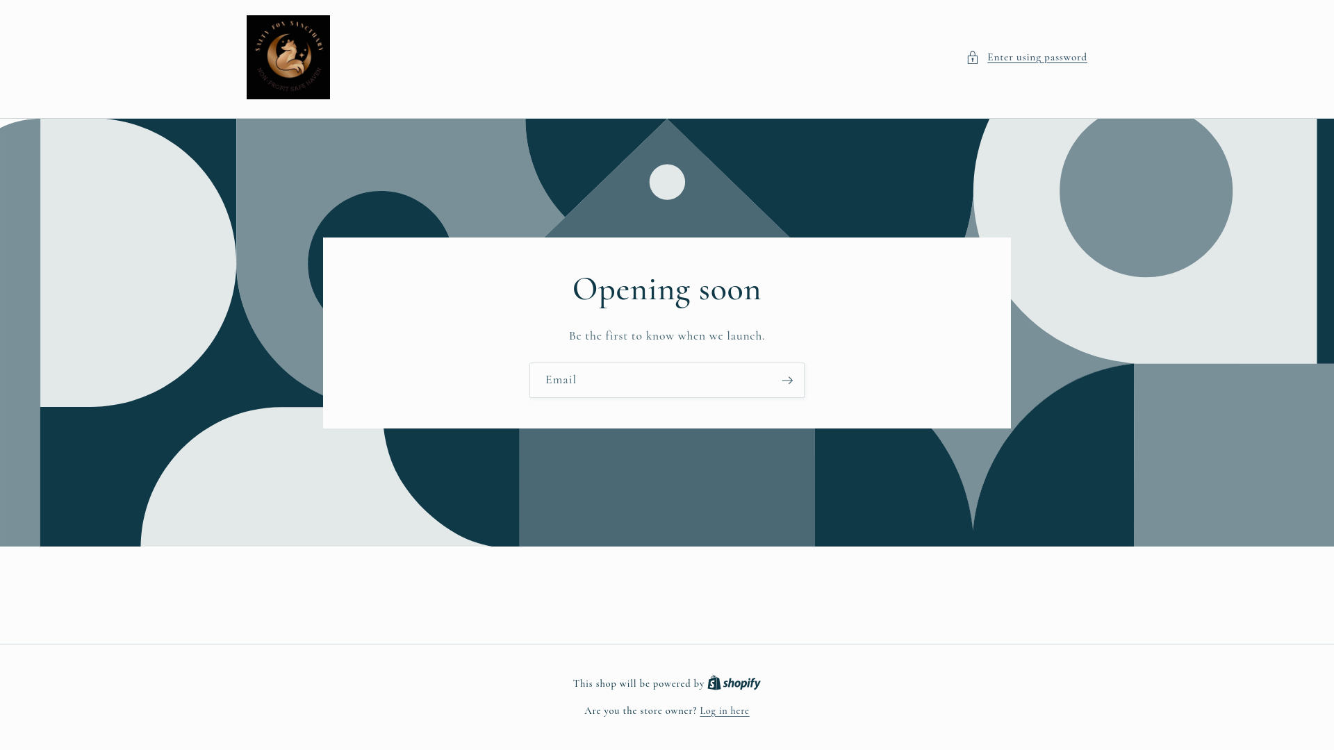 website screenshot of https://saltyfoxsanctuary.com/