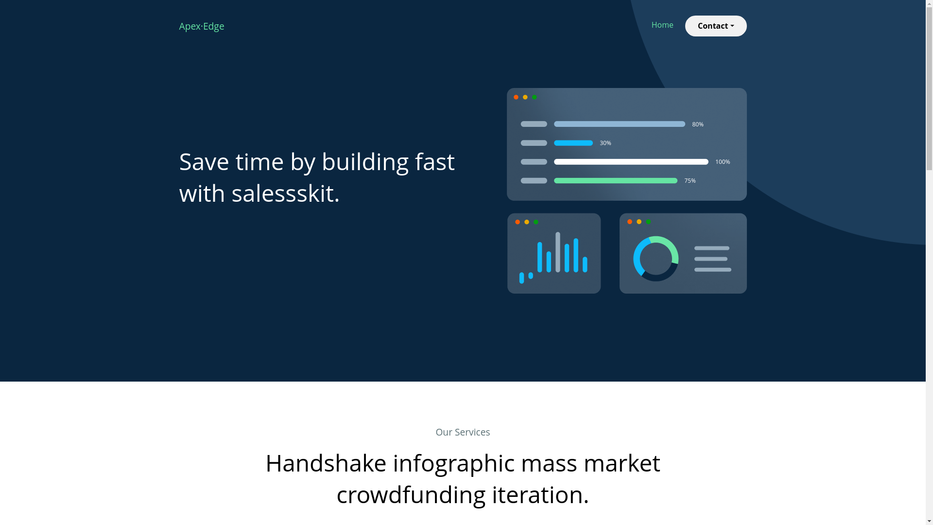website screenshot of https://firstapexedge.com/