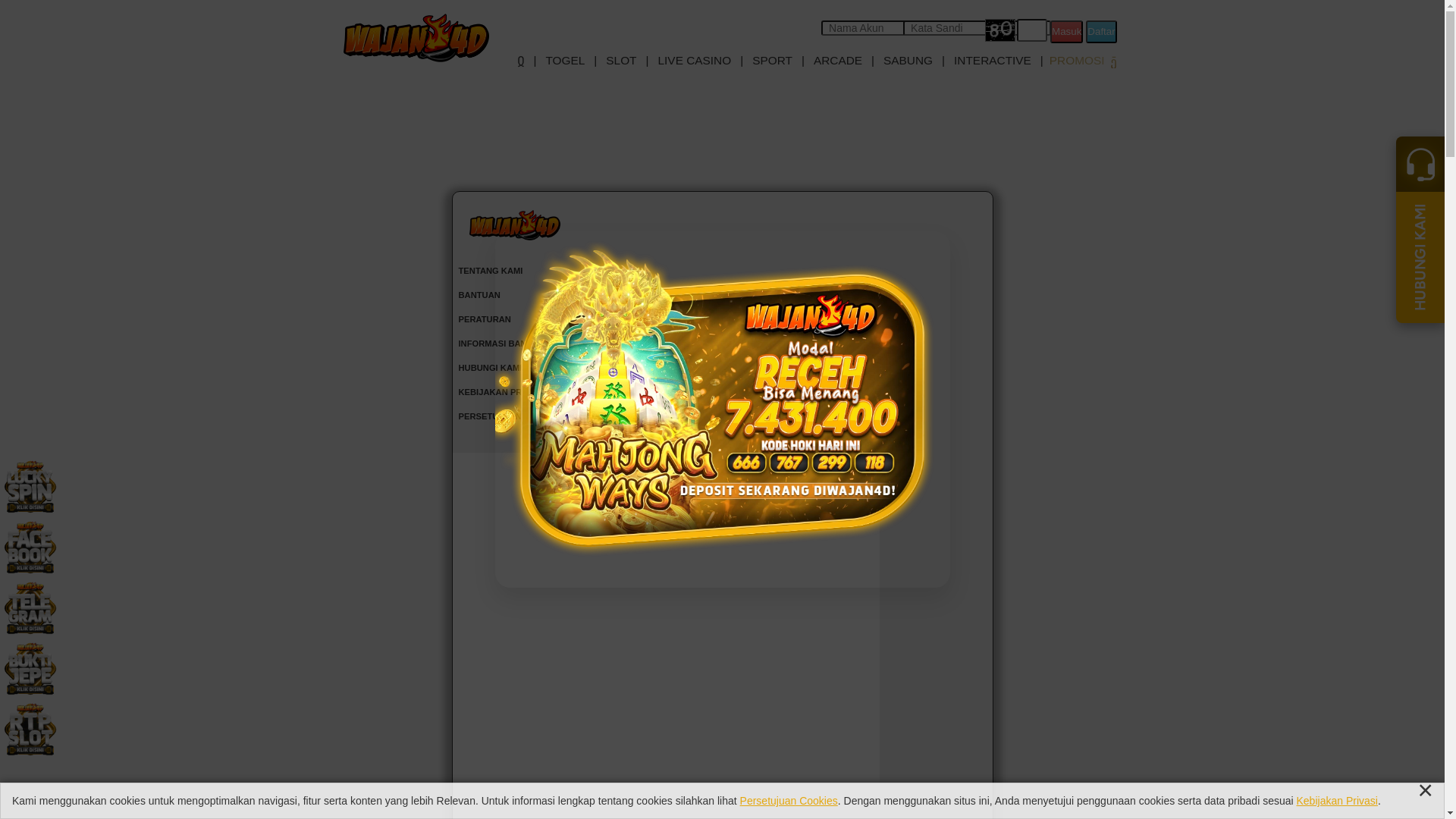 website screenshot of https://wajanengkau.xyz/