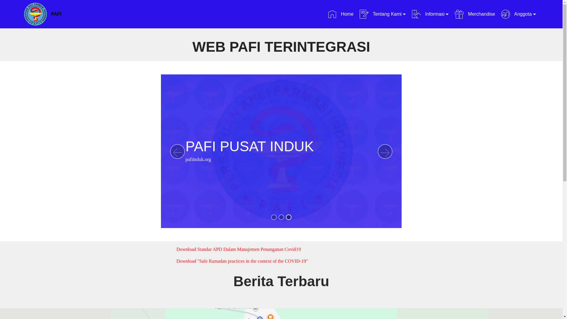 website screenshot of https://pafi-bintang-org.pages.dev/
