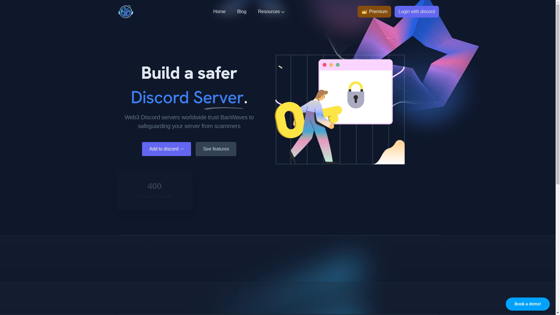 website screenshot of https://banwaves-website-v2.pages.dev/