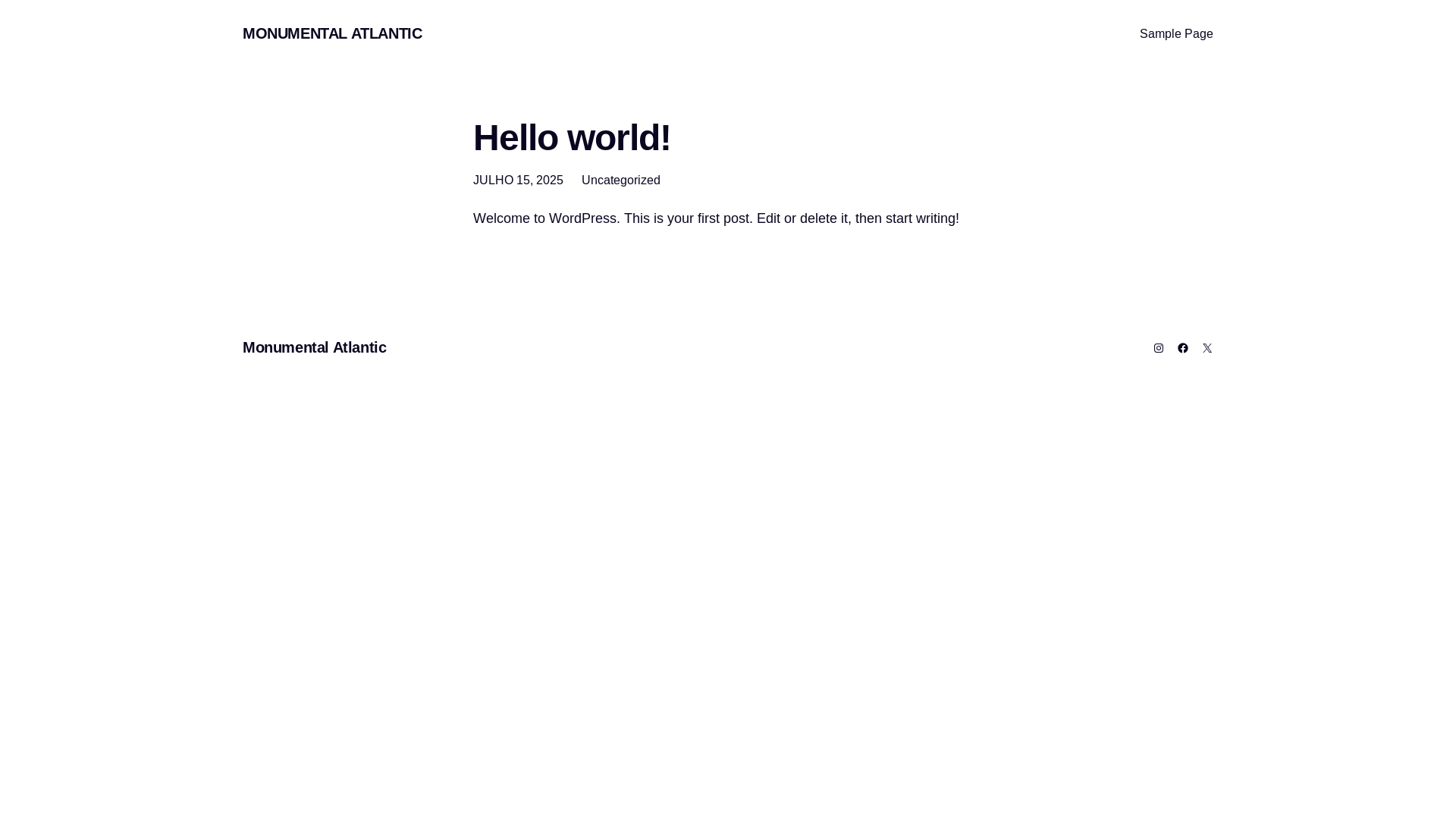 website screenshot of https://monumentalatlantic.pt/