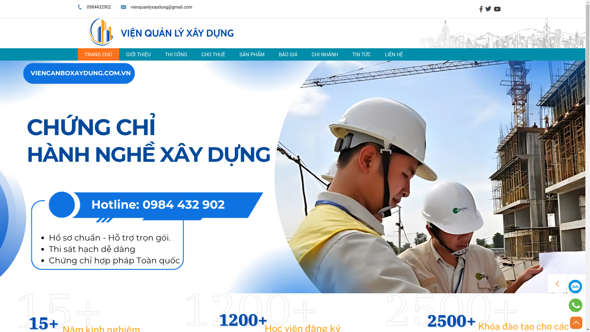 website screenshot of https://vienquanlyxaydung.com.vn/