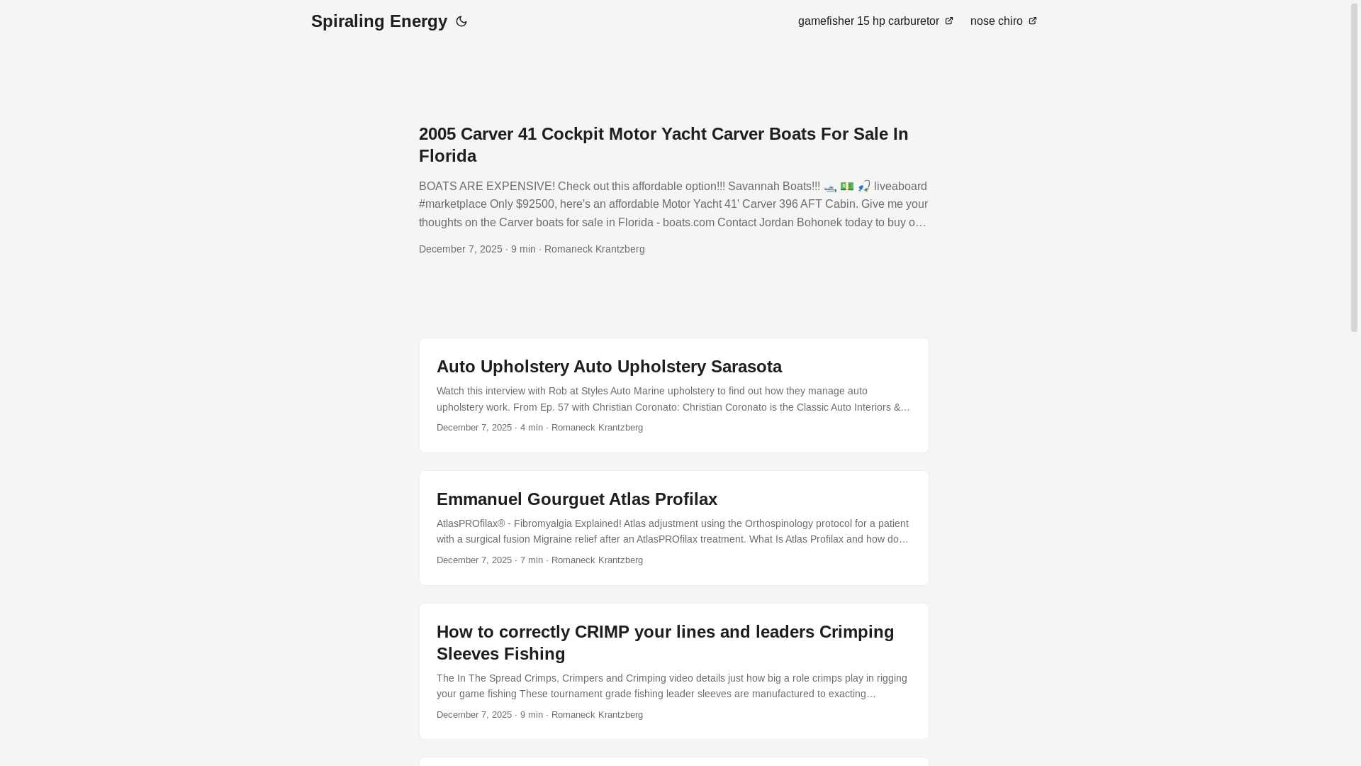 website screenshot of https://spiralingenergy.pages.dev/