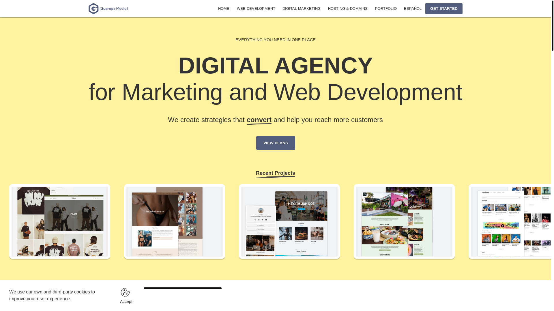 website screenshot of https://gatsby-guarapo-agency-site.pages.dev/