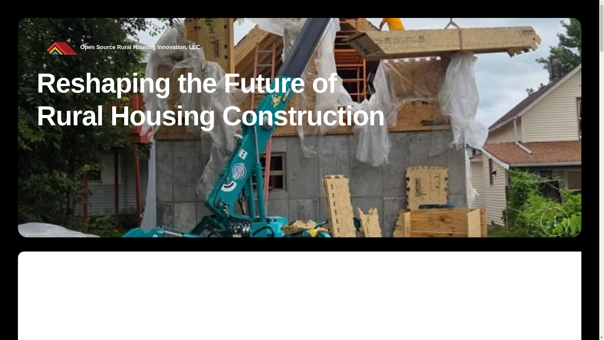 website screenshot of https://opensourceruralhousinginnovation.org/