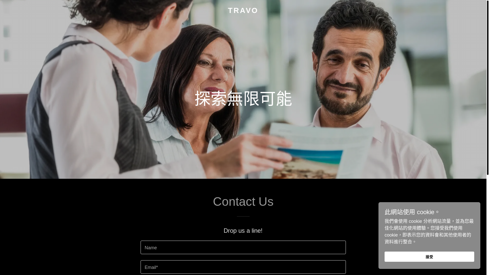website screenshot of https://travo-global.com/