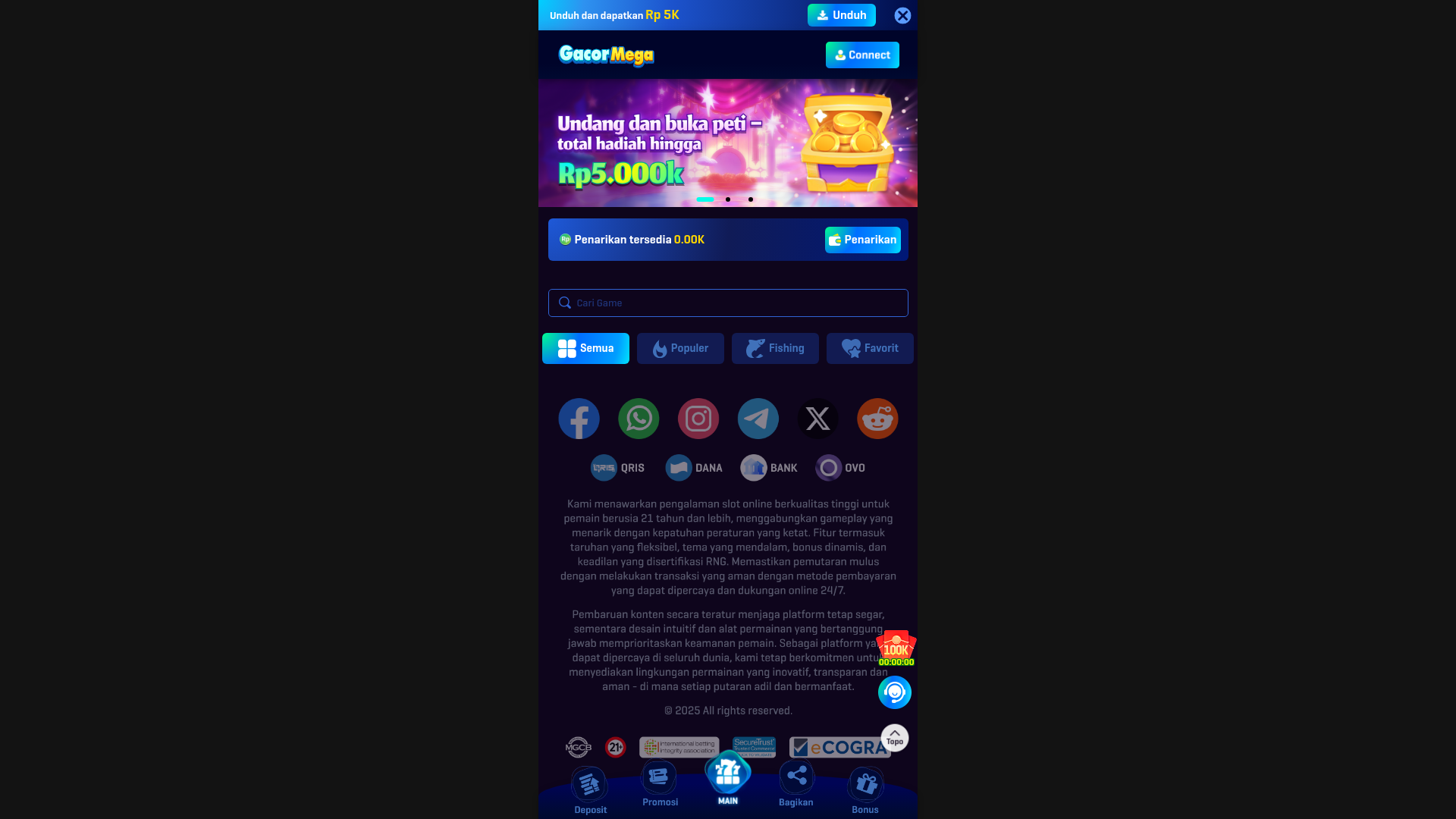 website screenshot of https://ggeeplay.com/