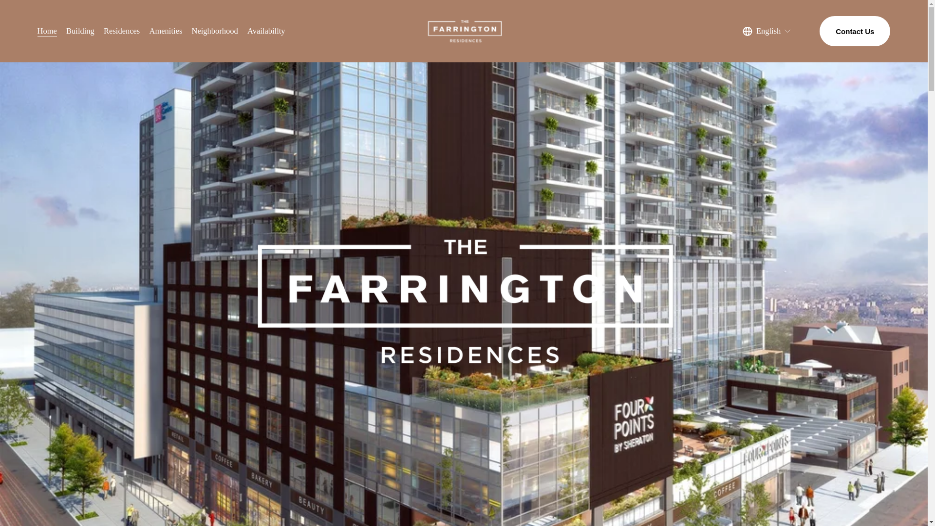 website screenshot of https://thefarringtoncondo.com/