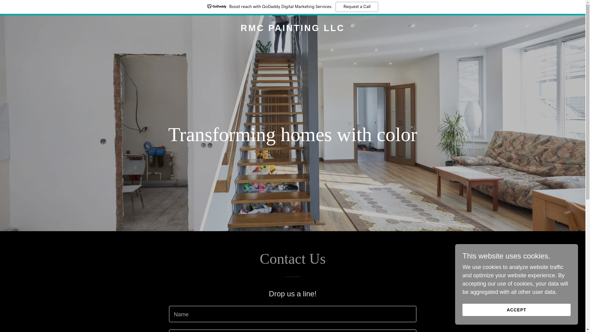 website screenshot of https://rmcpainting.net/