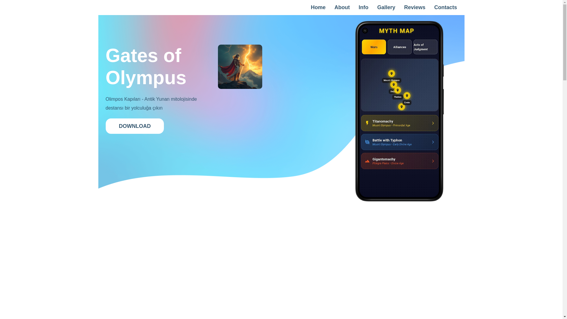 website screenshot of https://gateofolympustr.xyz/