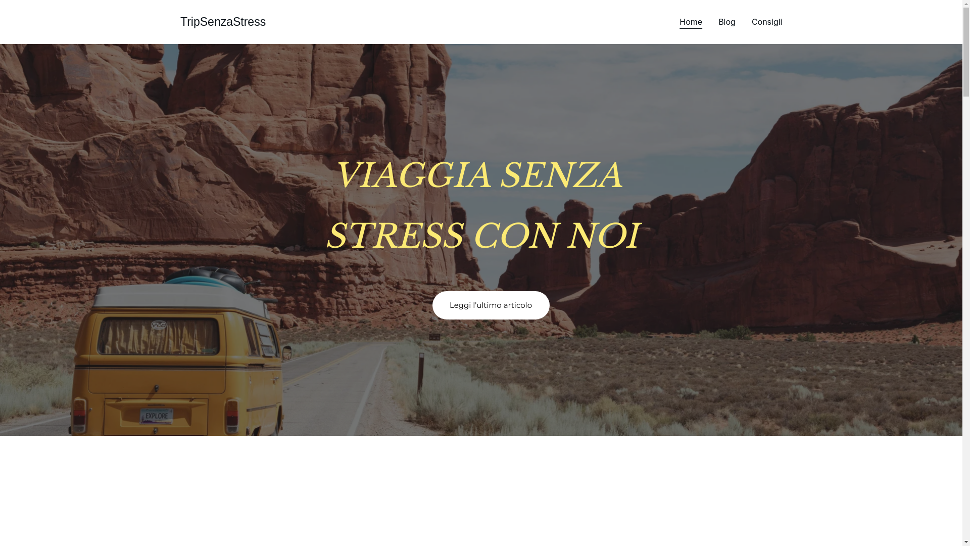 website screenshot of https://tripsenzastress.com/