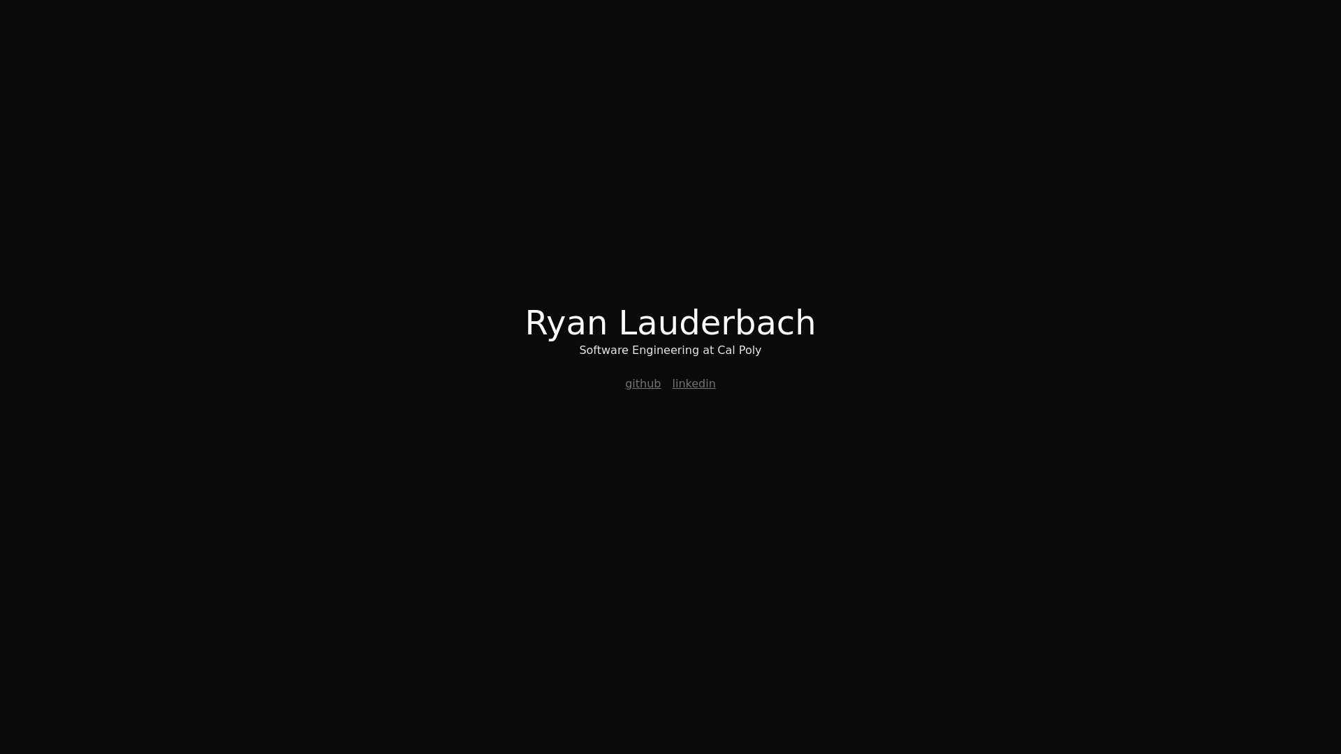 website screenshot of https://ryanlauderbach-com.pages.dev/