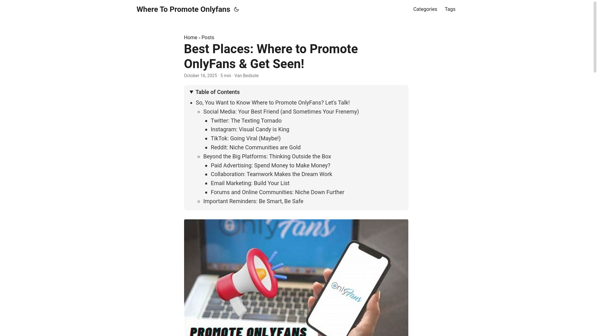 website screenshot of https://where-to-promote-onlyfans.pages.dev/